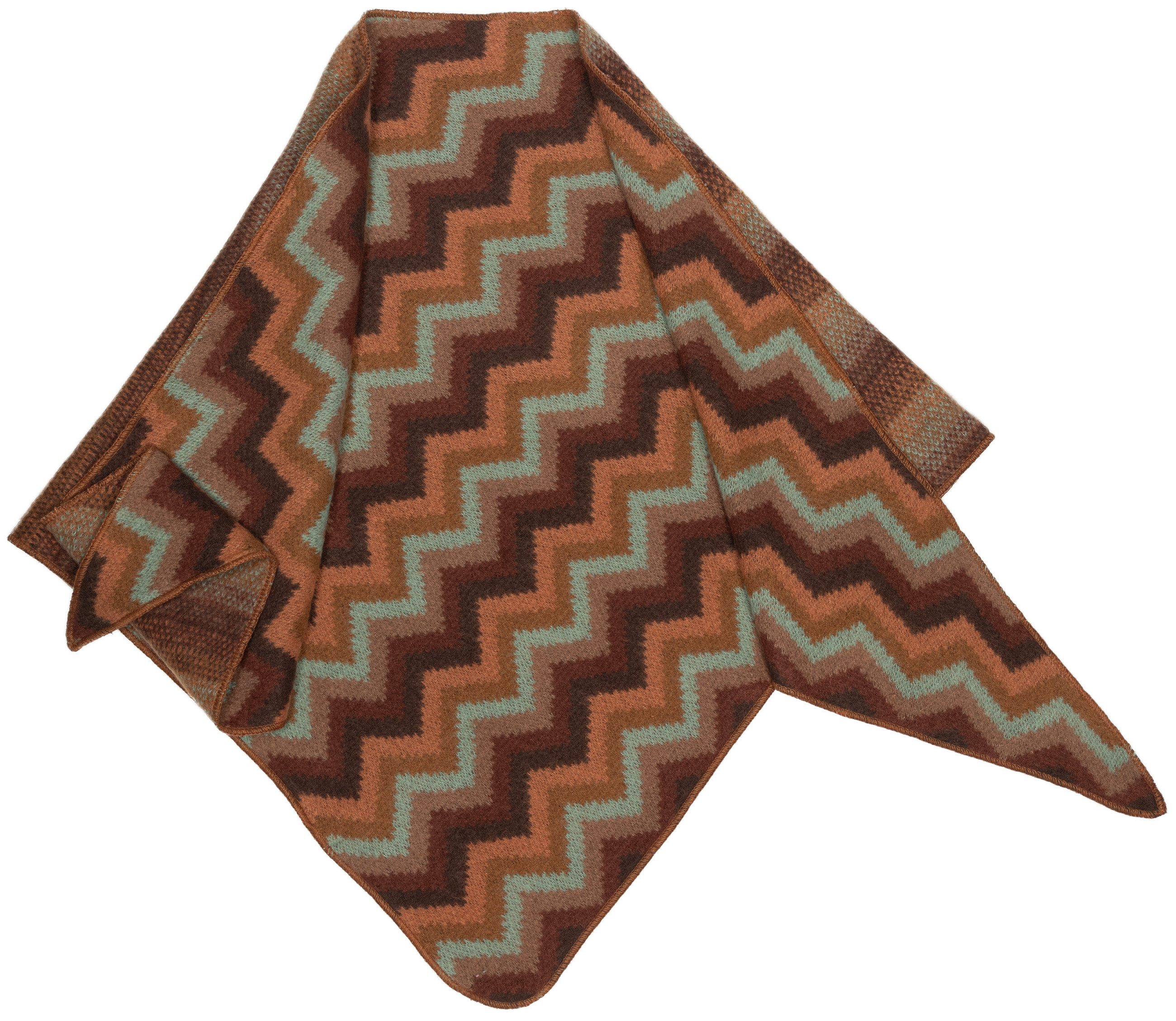 Caspar Modeschal SC527 XL warmes Dreickstuch mit Zick-Zack Muster günstig online kaufen