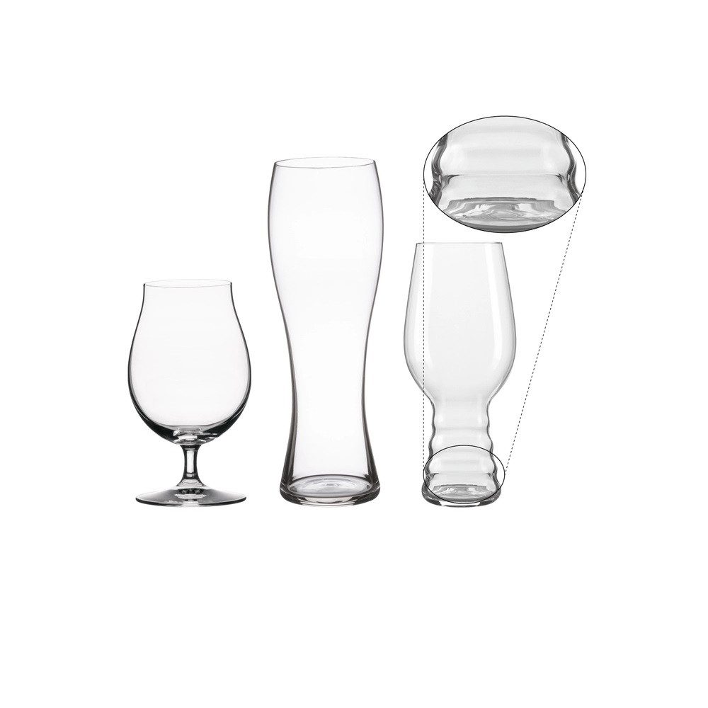 SPIEGELAU Bierglas Spiegelau Bier Tasting Kit 3 tlg., Kristallglas