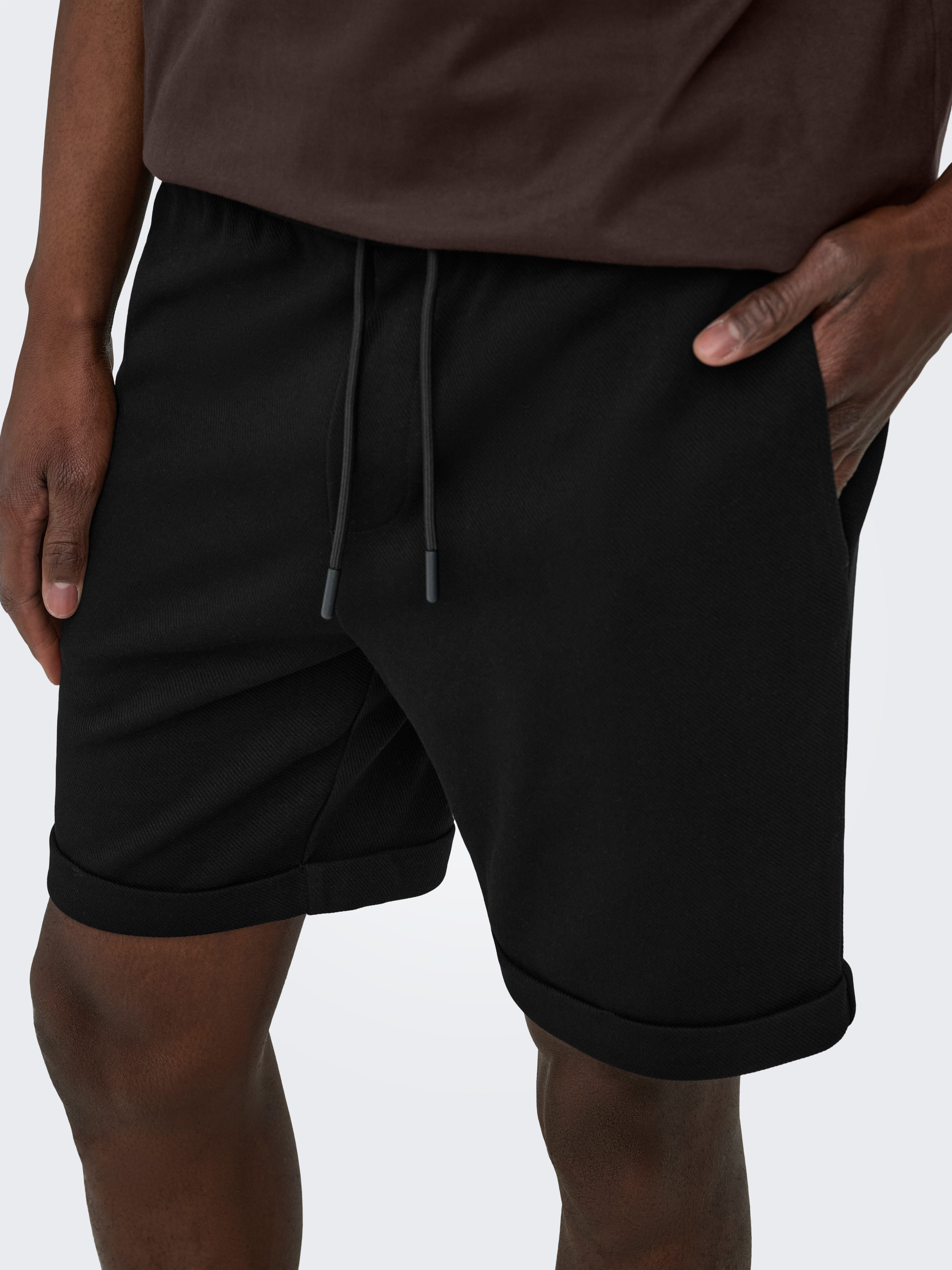 ONLY & SONS Sweatshorts ONSNEWKODYL REG S SHORTS BP Materialmix, normal geschnitten