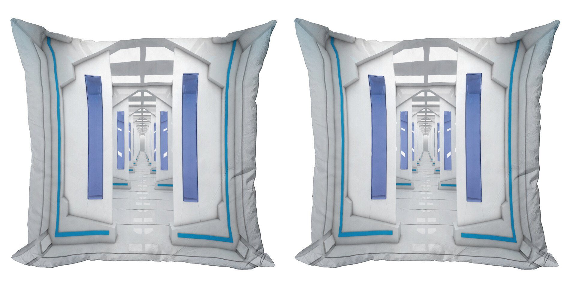 Kissenbezüge Modern Accent Doppelseitiger Digitaldruck, Abakuhaus (2 Stück), Platz Sonnensystem Milchstraße