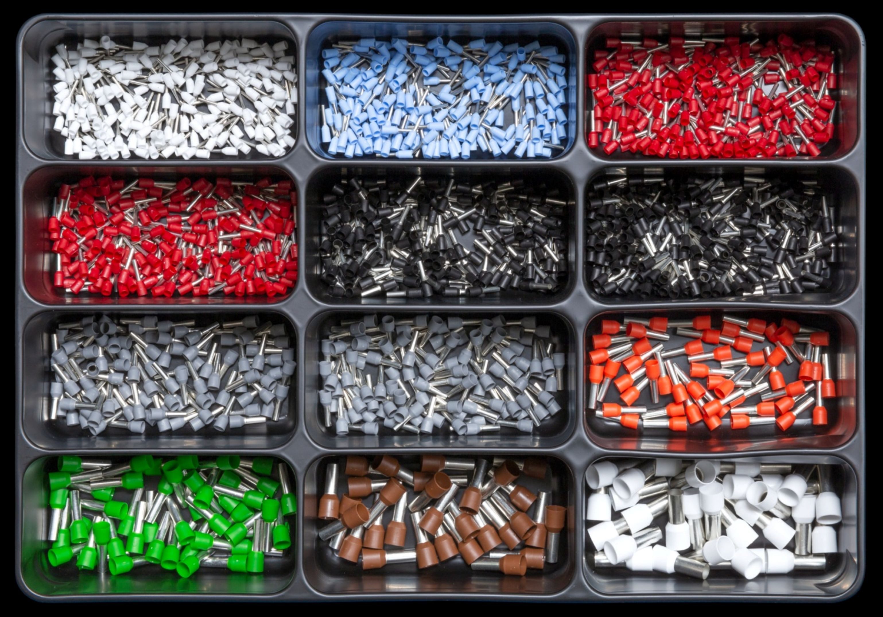 Dresselhaus Aderendhülsen Dresselhaus Sortimente Aderendhülsen, isoliert 0,5 bis 16,0 qmm - 8563