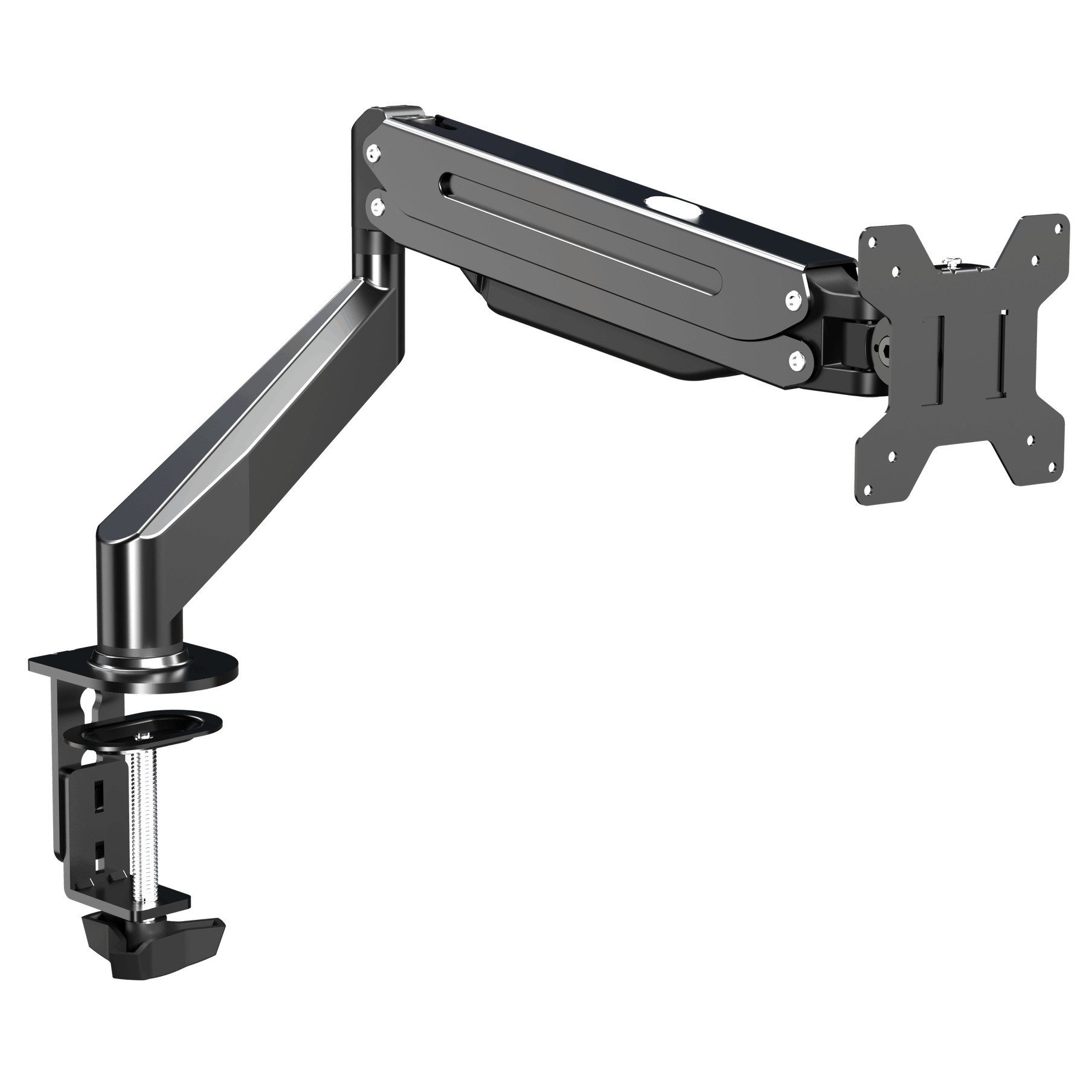 LMG Germany Monitor-Halterung Monitorhalterung bis 32 Zoll, 10 kg, 1 Arm, flexibel verstellbar, (bis 32 Zoll, ergonomisch, stufenlose Höhenverstellung, Integriertes Kabelmanagement)