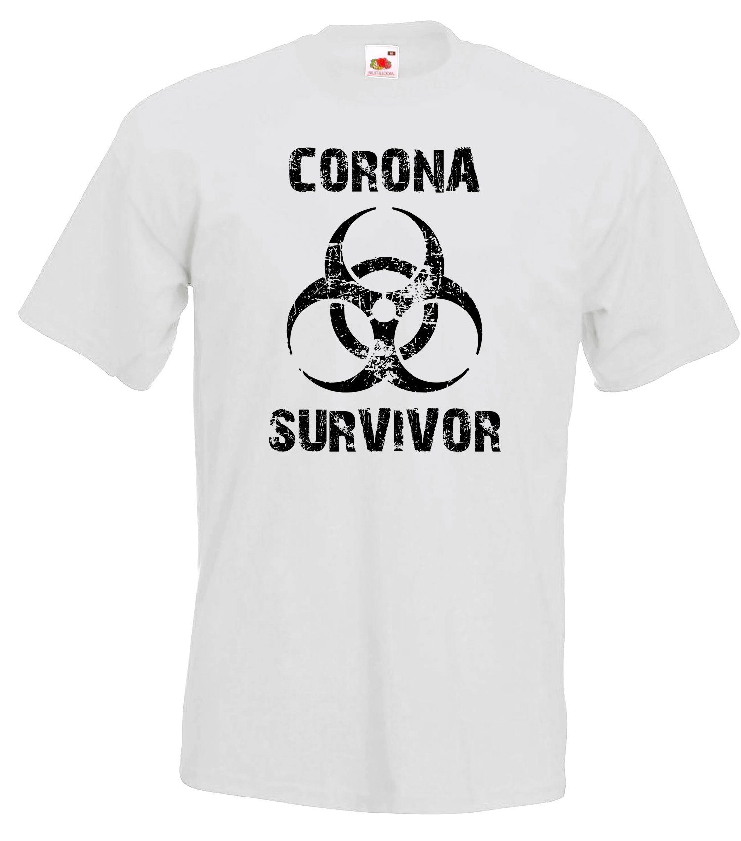 T-Shirt Corona Survivor Herren Shirt