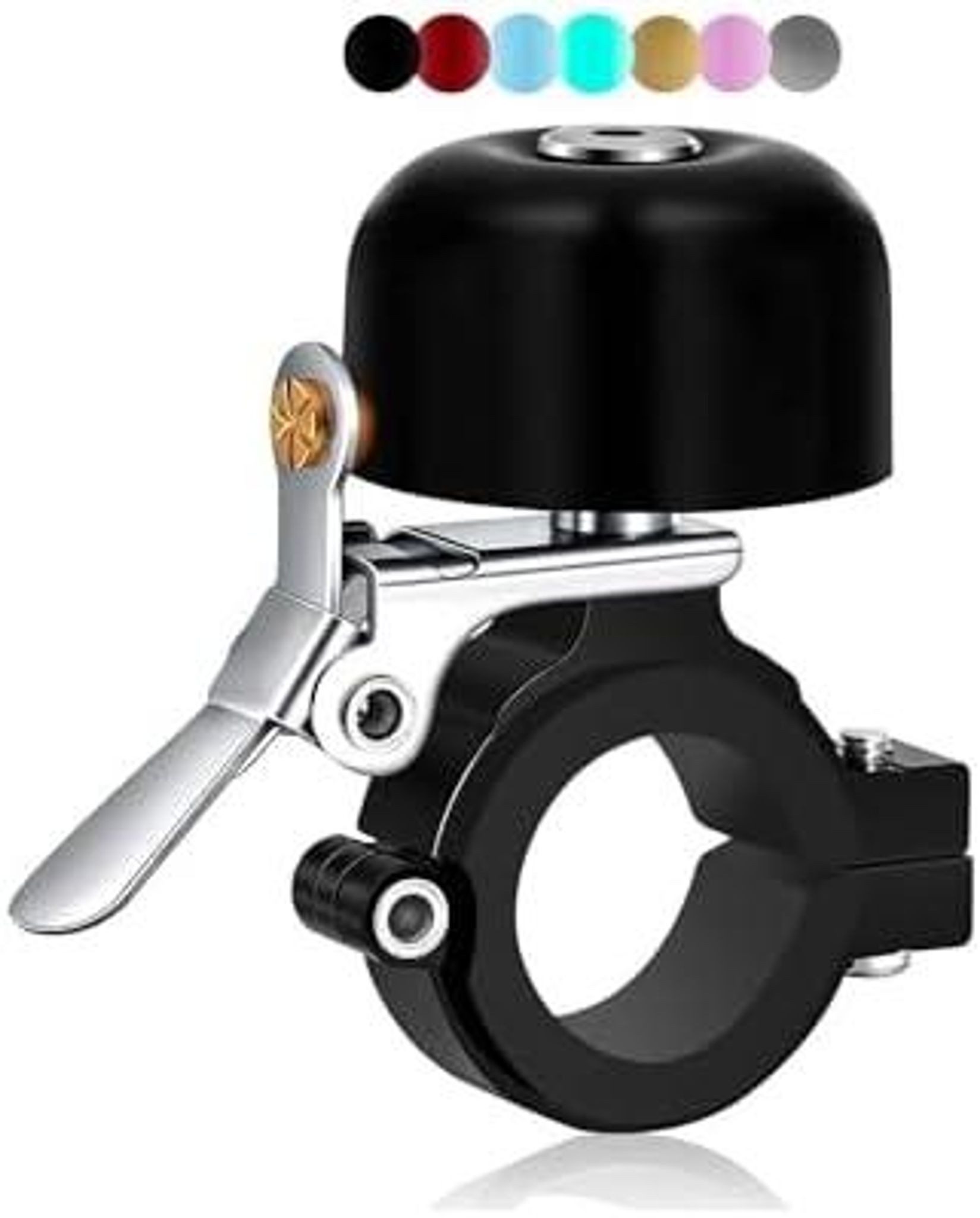 FELIXLEO Fahrradklingel Greallthy Fahrradklingel Messing Retro Vintage 22,2-31,8mm Lenker