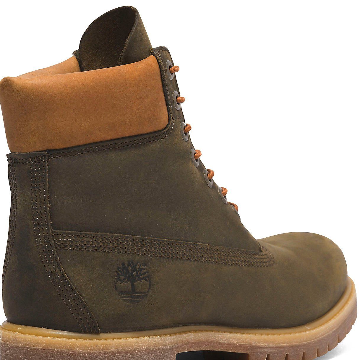 Timberland 6in Premium Boot olivbraun Schnürboots