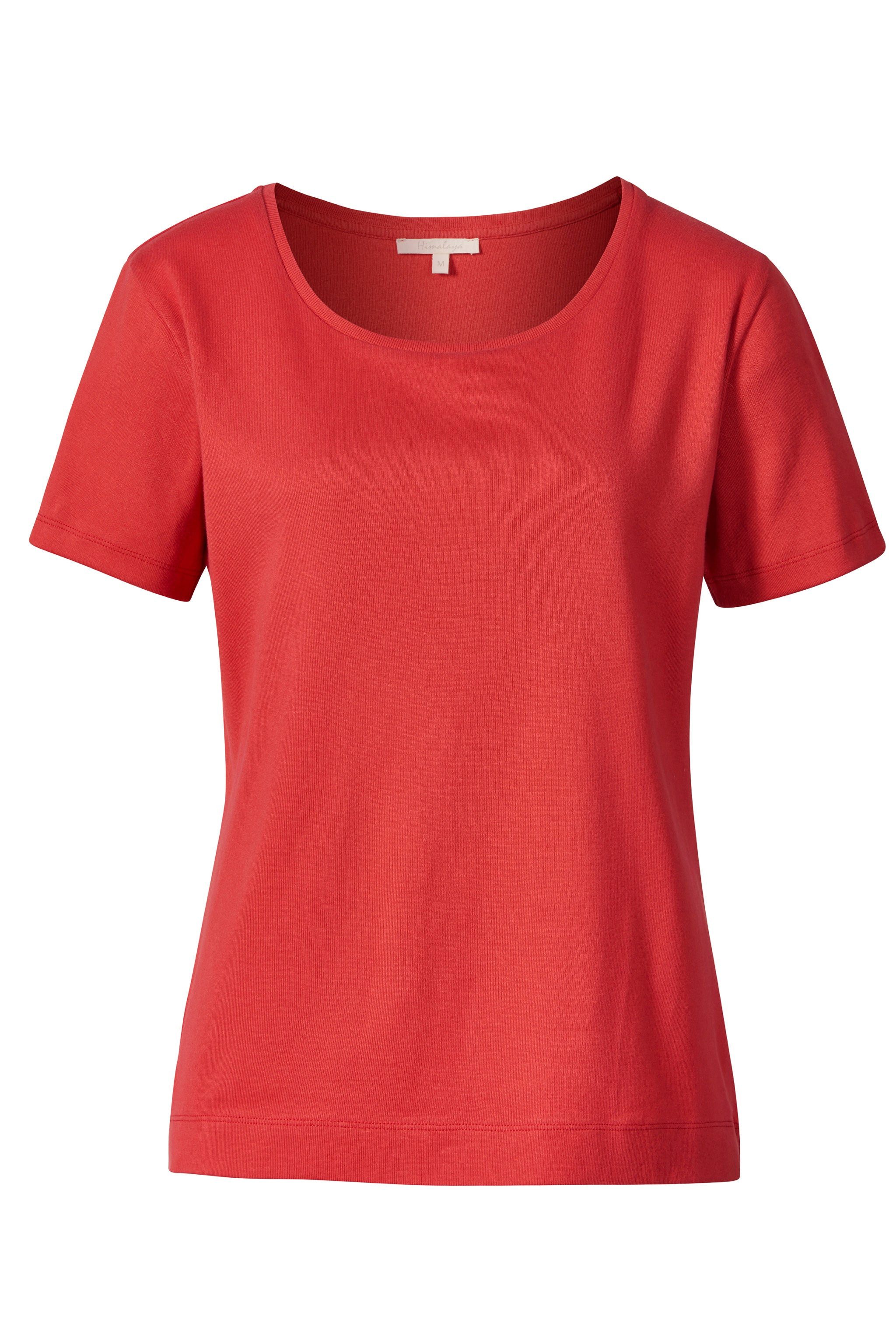 Himalaya Clothing Kurzarmshirt Basic T-Shirt Damen "Alma" mit Rundhalsausschnitt aus Bio-Baumwolle Vielseitiges Shirt mit hohem Tragekomfort