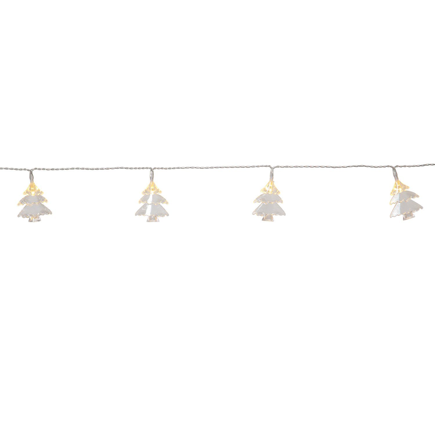 MARELIDA Dekolichterkette 10LED Weihnachtsbäume Tannen Weihnachten, 10-flammig 1,35m LED-Lichterkette