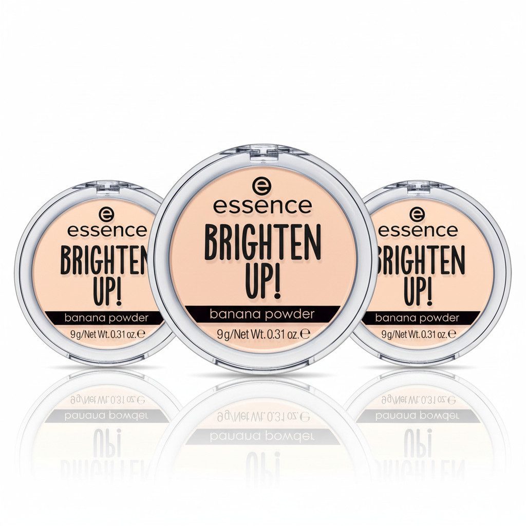 Essence Puder BRIGHTEN UP! banana powder, 3-tlg., mit softem gelb