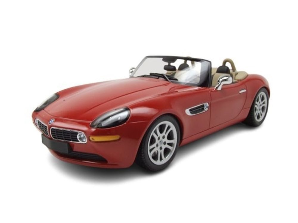 Minichamps Modellauto BMW Z8 Roadster 2000 rot, Maßstab 1:18