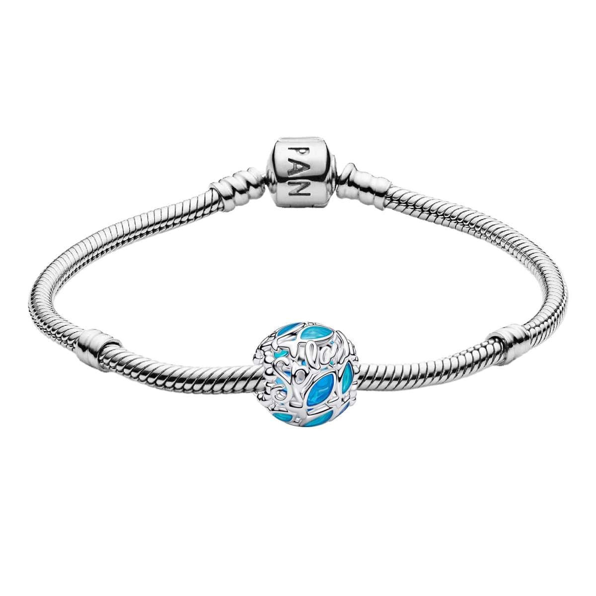 Pandora Silberarmband 31016, für Damen Silber Starter-Set Schwimmende Fische Bundle