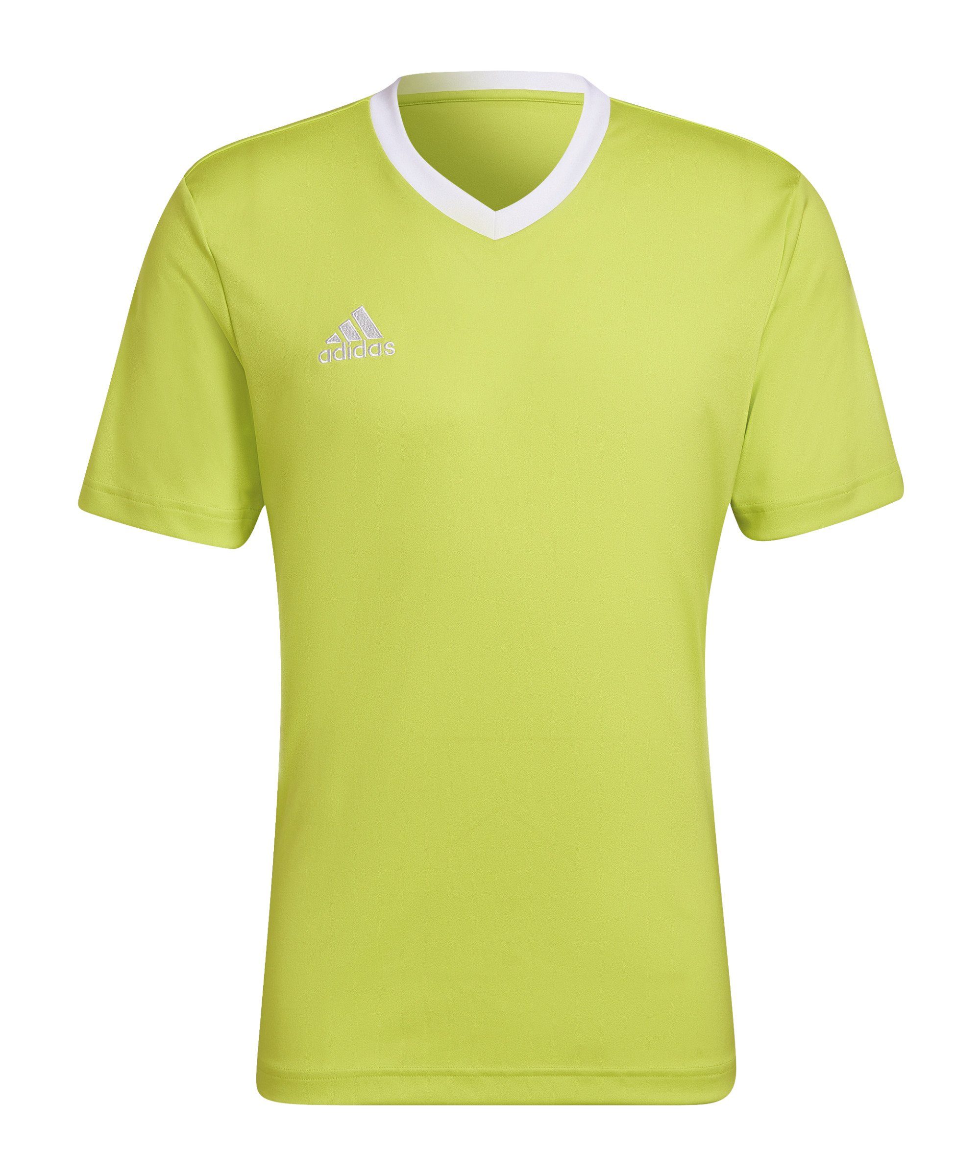 22 adidas Performance Entrada Fußballtrikot gelbweiss Trikot