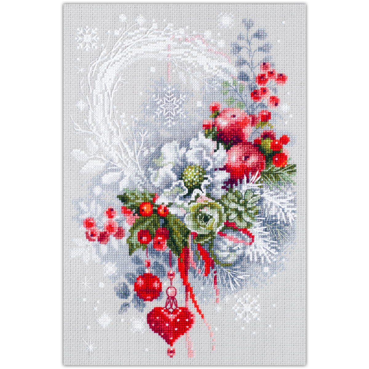 Magic Needle Kreativset Magic Needle Zweigart Edition Kreuzstich Stickpackung "Winterlaune", (embroidery kit by Marussia)