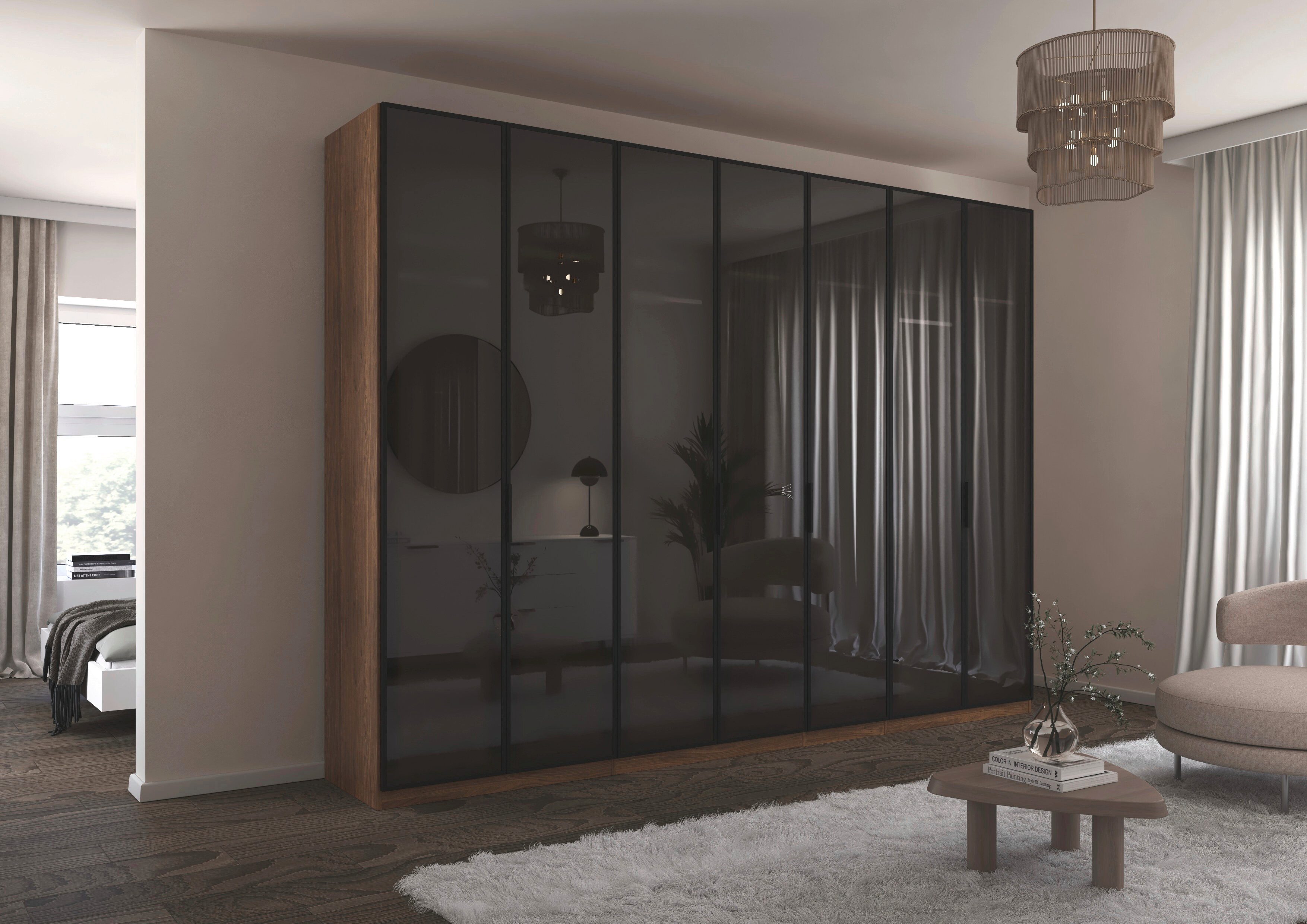 OTTO home Kleiderschrank Schrank Möbel Schlafzimmer Garderobe Mietswohnung WELTNEUHEIT NYLLA (3 Ausstattungsvarianten - Breiten 136-405 cm, Höhen 212/231 cm) PA – Bild 2 von 5
