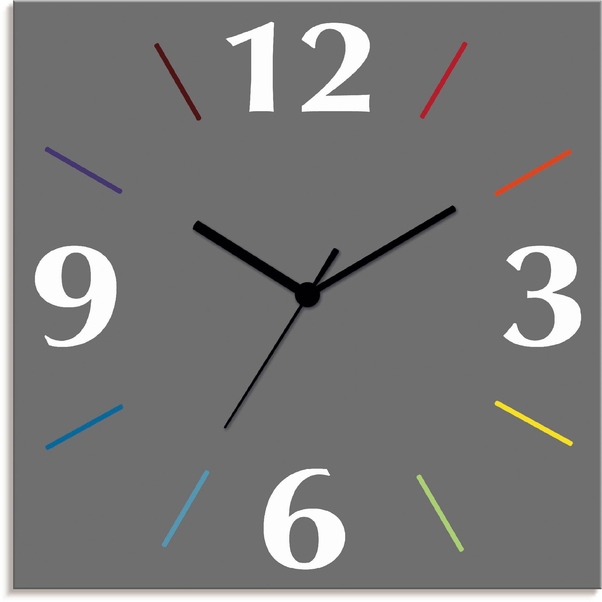 Artland Wanduhr Uni Trendfarben (wahlweise mit günstig online kaufen