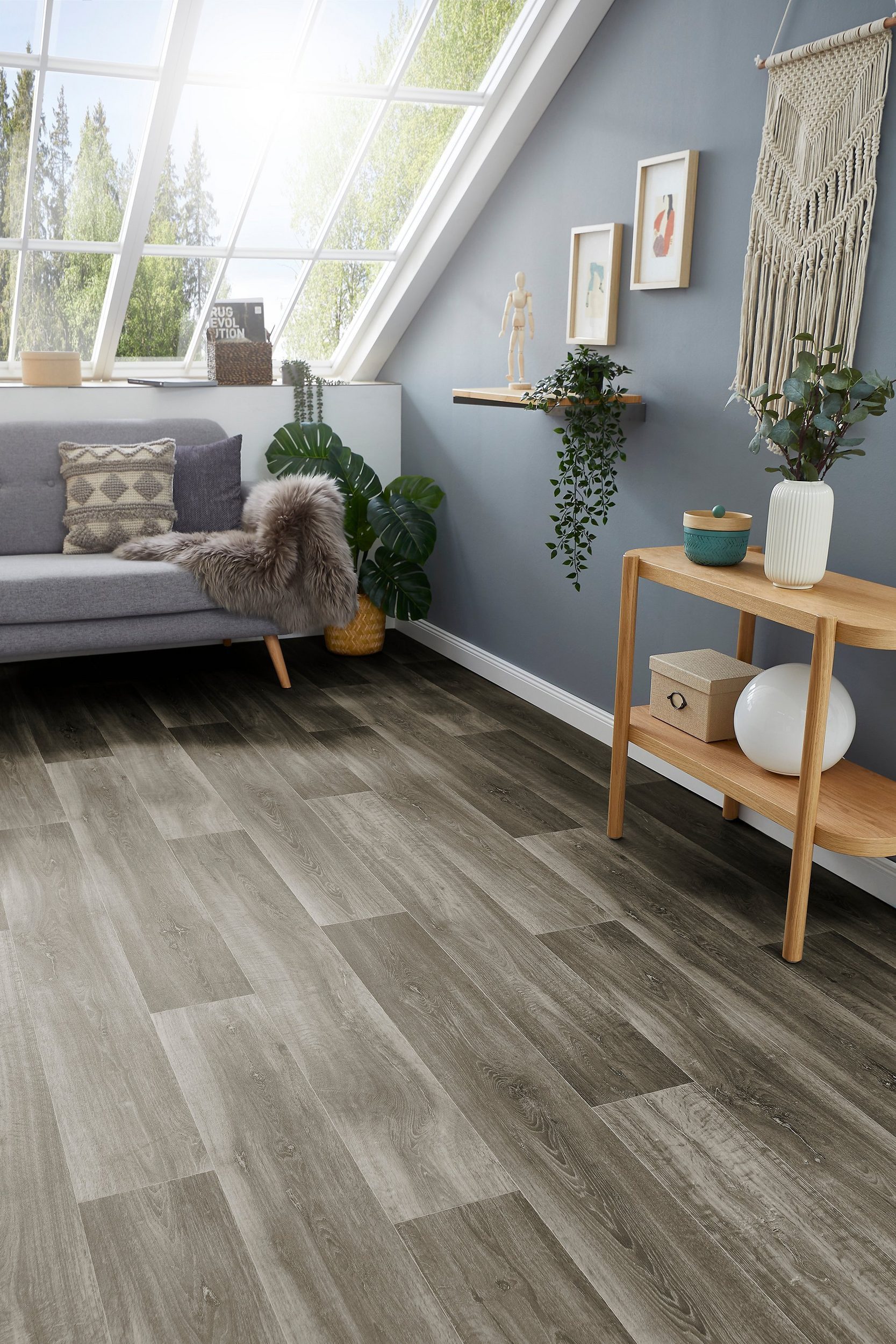 misento Vinylboden Maxima in Dielen- oder Parkettoptik, intensiver Nutzungsklasse für Wohn-, Gewerbe- und Industriebereiche, PVC Bodenbelag Meterware 200 cm breit, Stärke 2 mm