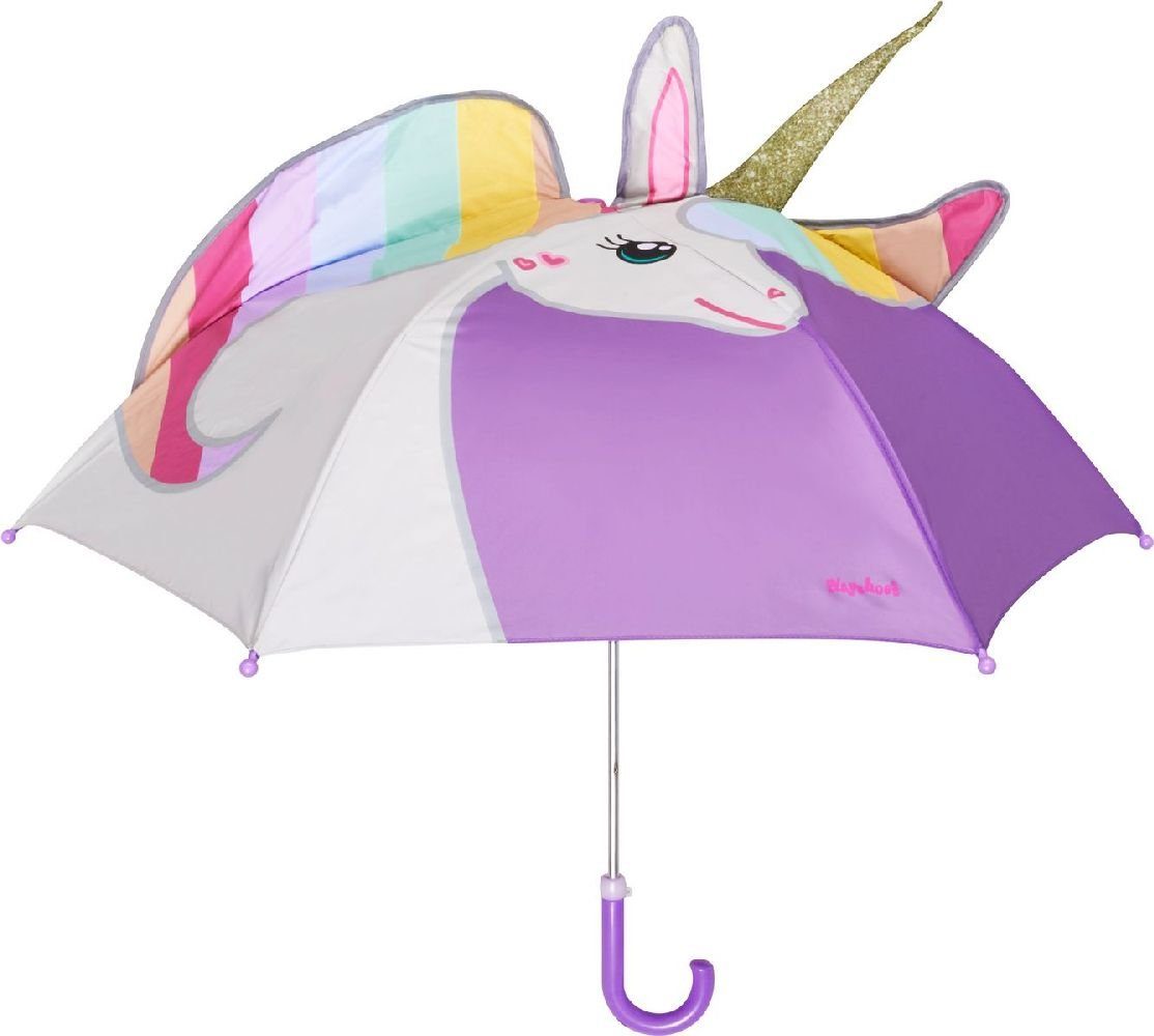 Playshoes Stockregenschirm Regenschirm Einhorn