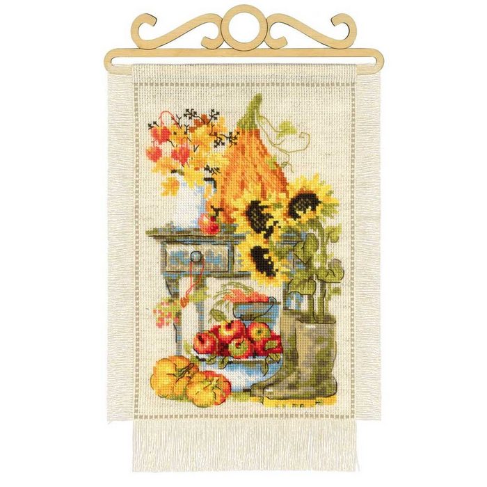 Riolis Kreativset Riolis Kreuzstich-Set "Garten. Herbst" Zählmuster (embroidery kit)