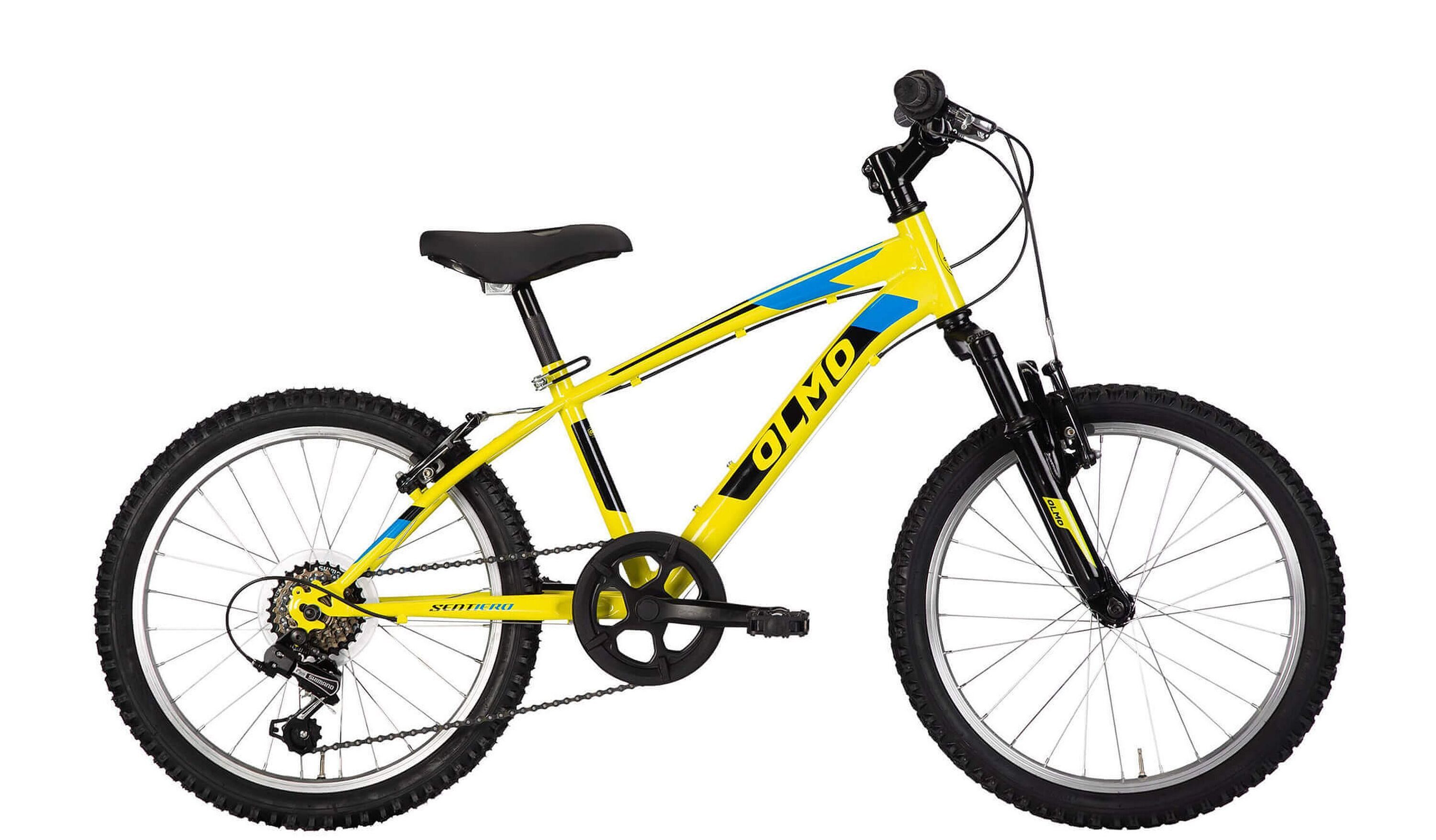OLMO Jugendfahrrad, 6 Gang Shimano TY21 Schaltwerk, Kettenschaltung, Mountainbike 20 Zoll SENTIERO