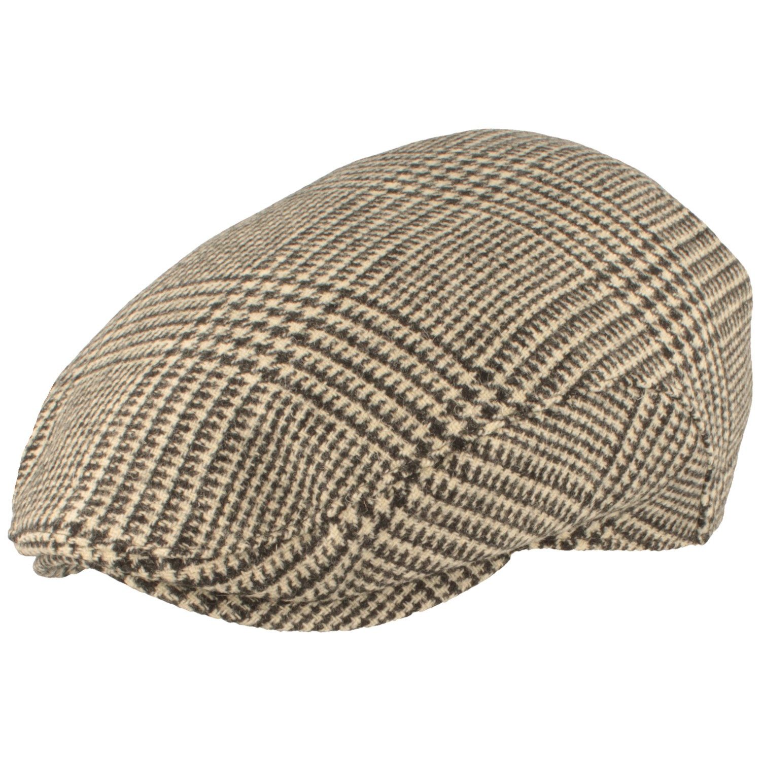 Breiter Schiebermütze Flache Schiebermütze aus Wolle günstig online kaufen