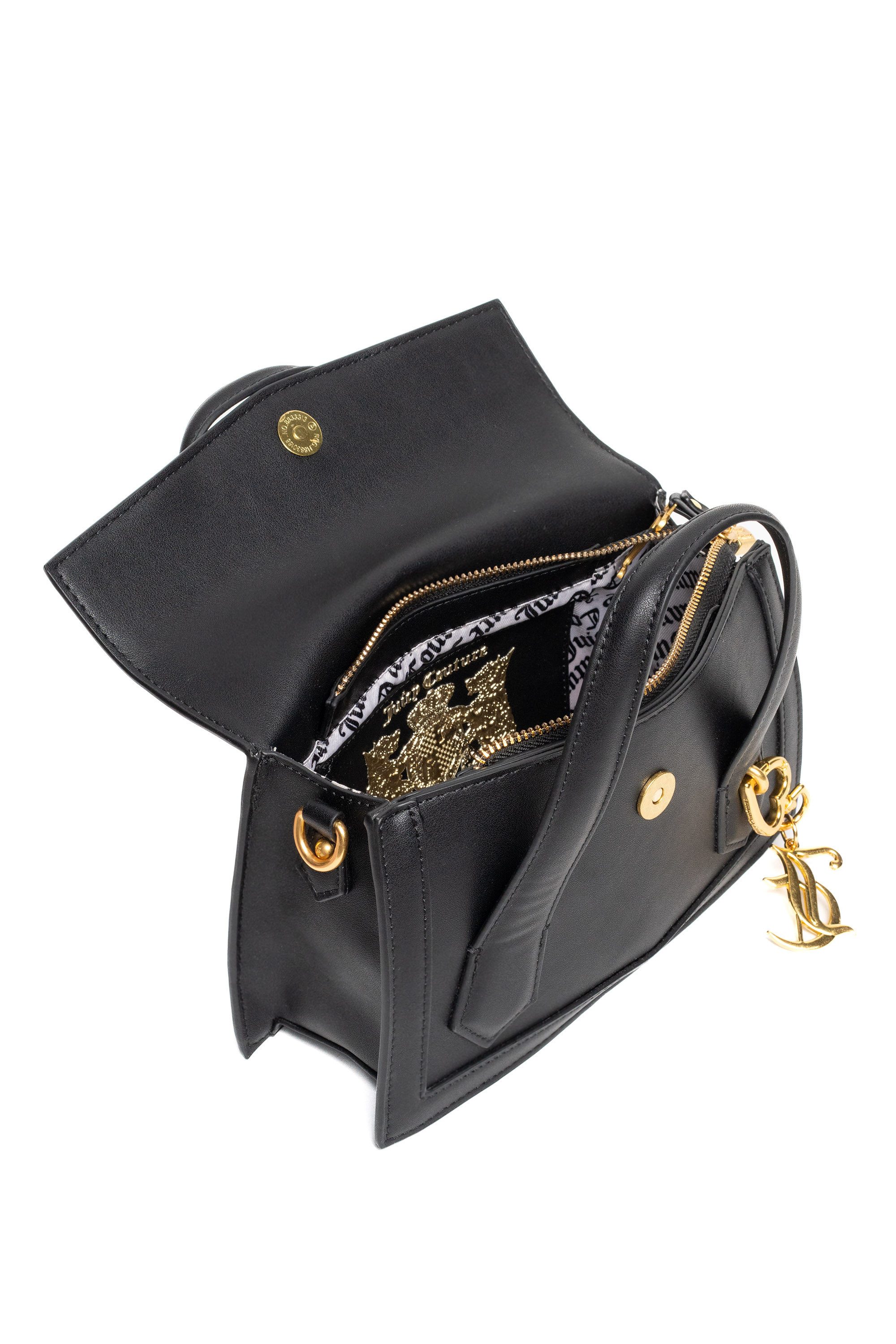 Juicy Couture Schultertasche LILY S. D. HANDLE WITH FLAP Damen, Handtasche Damen, Mini Bag, Abendtasche, Fashion, Lifestyle, Sale