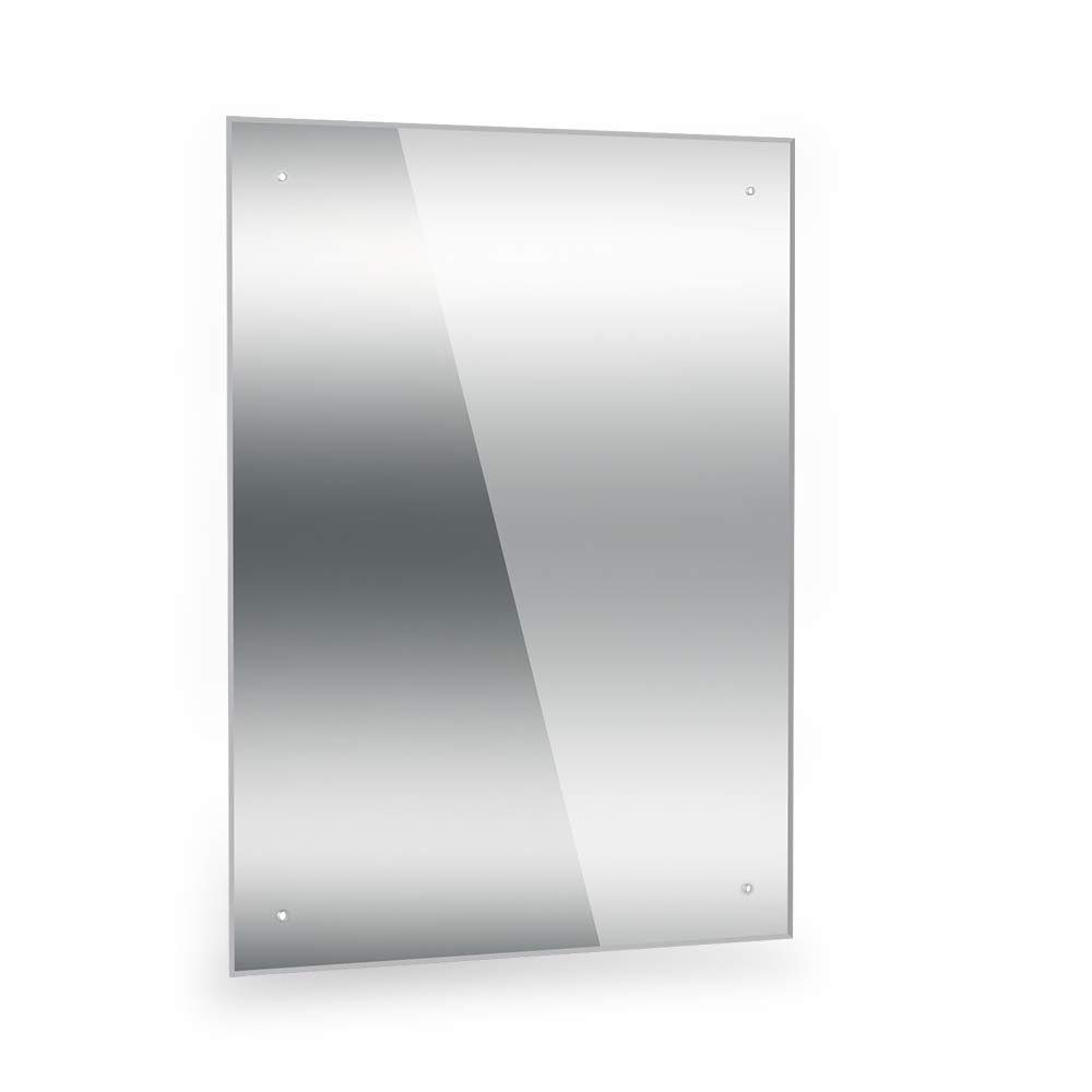 Dripex Wandspiegel Rahmenloser Badezimmerspiegel rechteckig