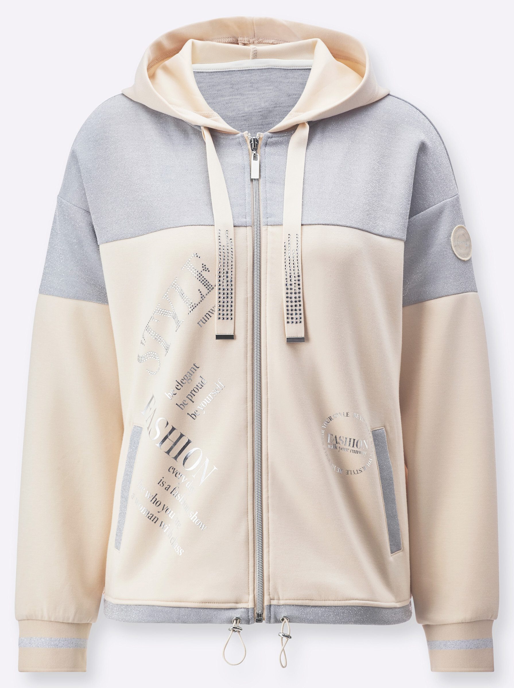 creation L Shirtjacke Sweatjacke .