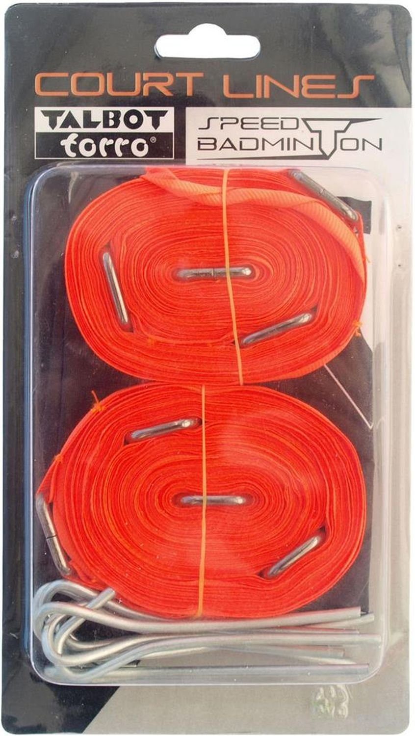 Talbot-Torro Badmintonschläger Speedbadminton Spielfeld Court Lines