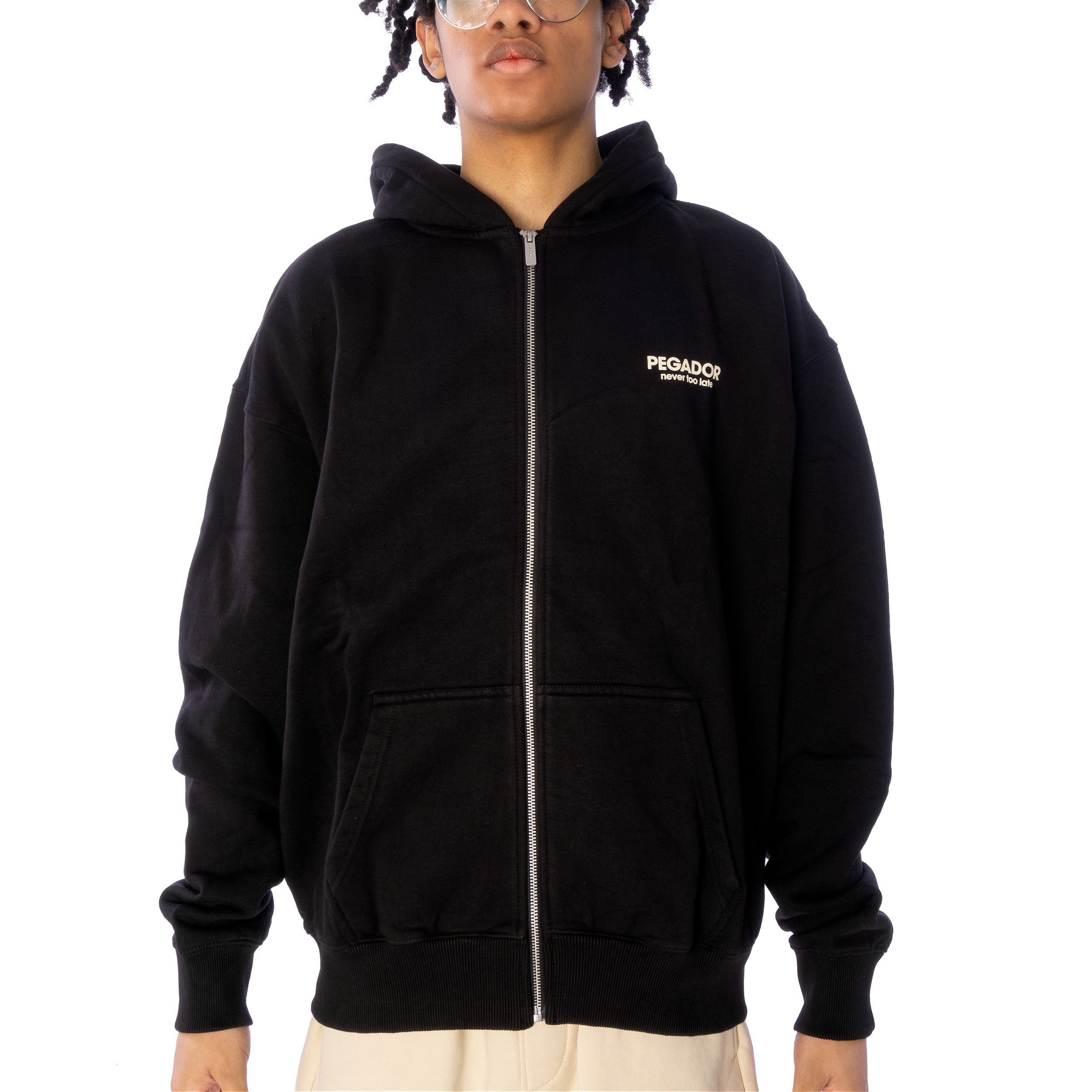 PEGADOR Sweatjacke Sweatjacke PGDR Alchar Oversized günstig online kaufen