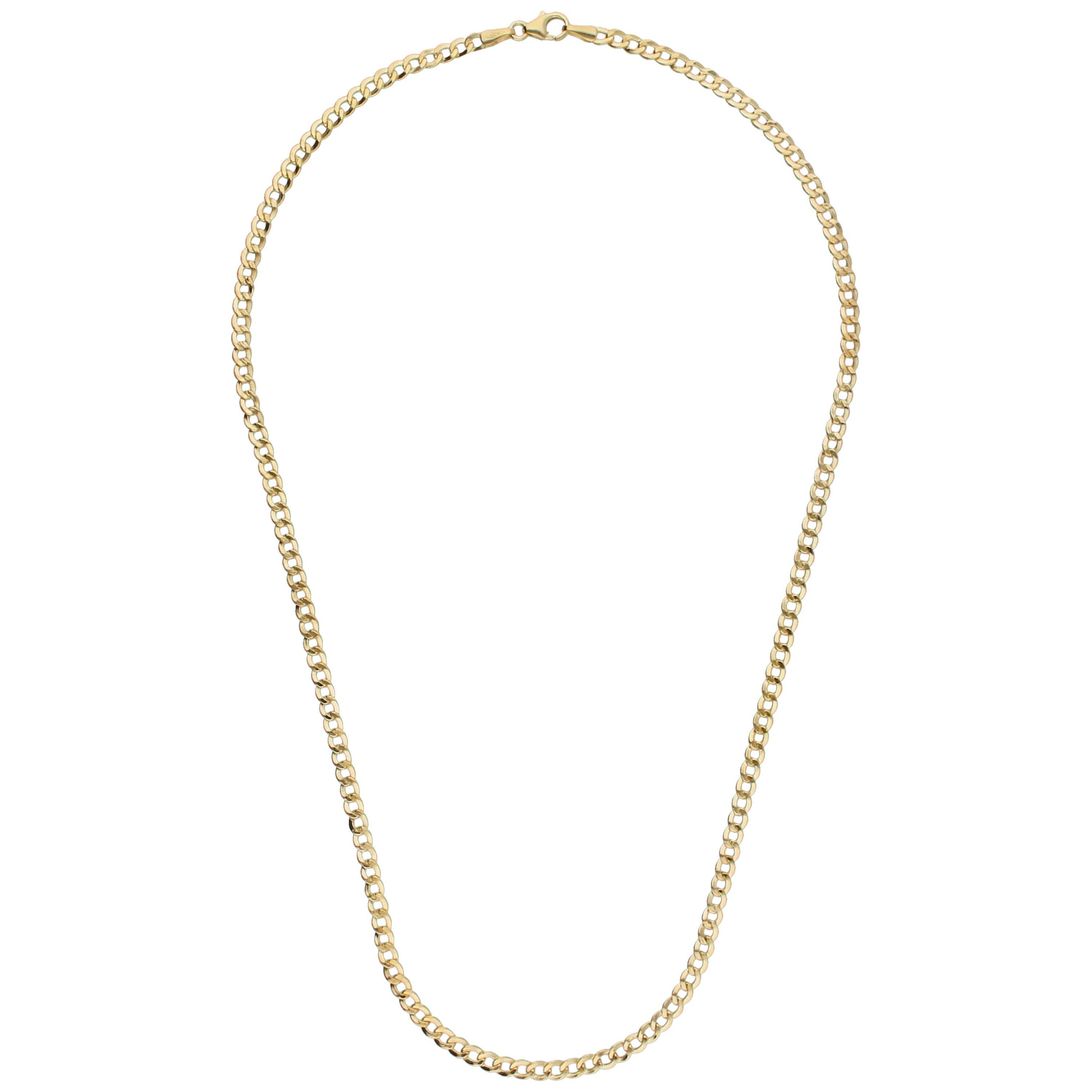 Luigi Merano Panzerkette glanz, Gold 375