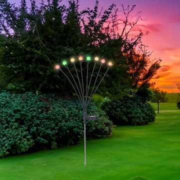 bmf-versand LED Solarleuchte Solarleuchte Garten Solarlampe Außenleuchte Solar Gartenleuchte Bunt