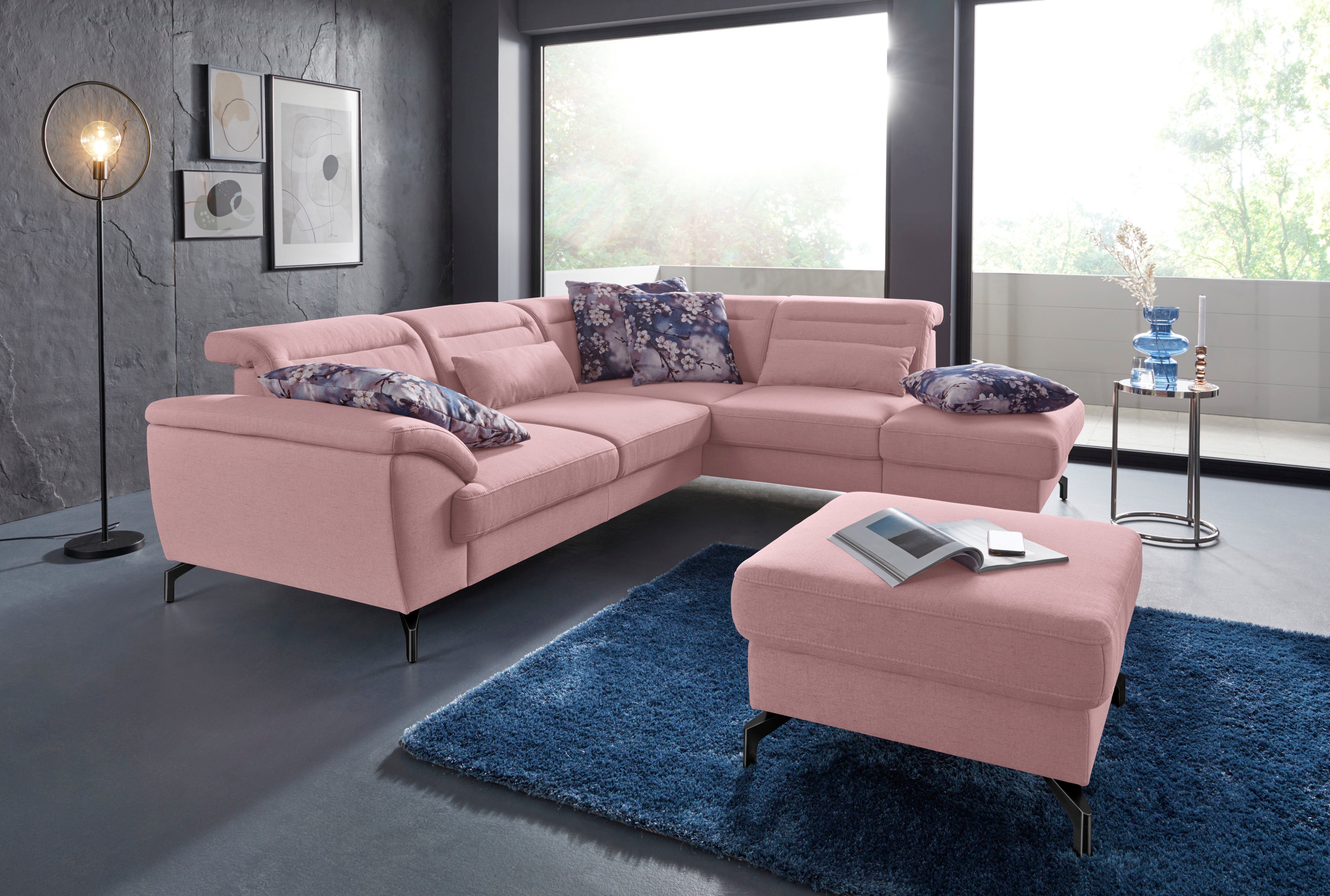 sit&more Ecksofa Percy L-Form, 12 cm günstig online kaufen