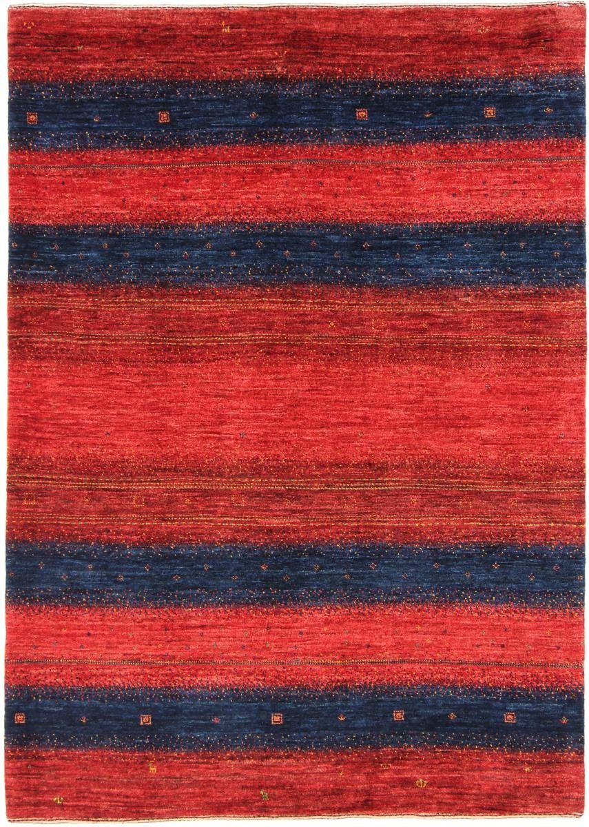 Orientteppich Perser Gabbeh Loribaft 125x171 Nain Trading, Höhe: Handgeknüpfter rechteckig, 12 mm Atash Moderner