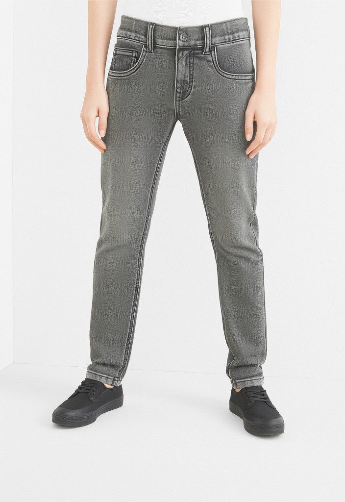 Medium Grey Denim Detail:WASHED