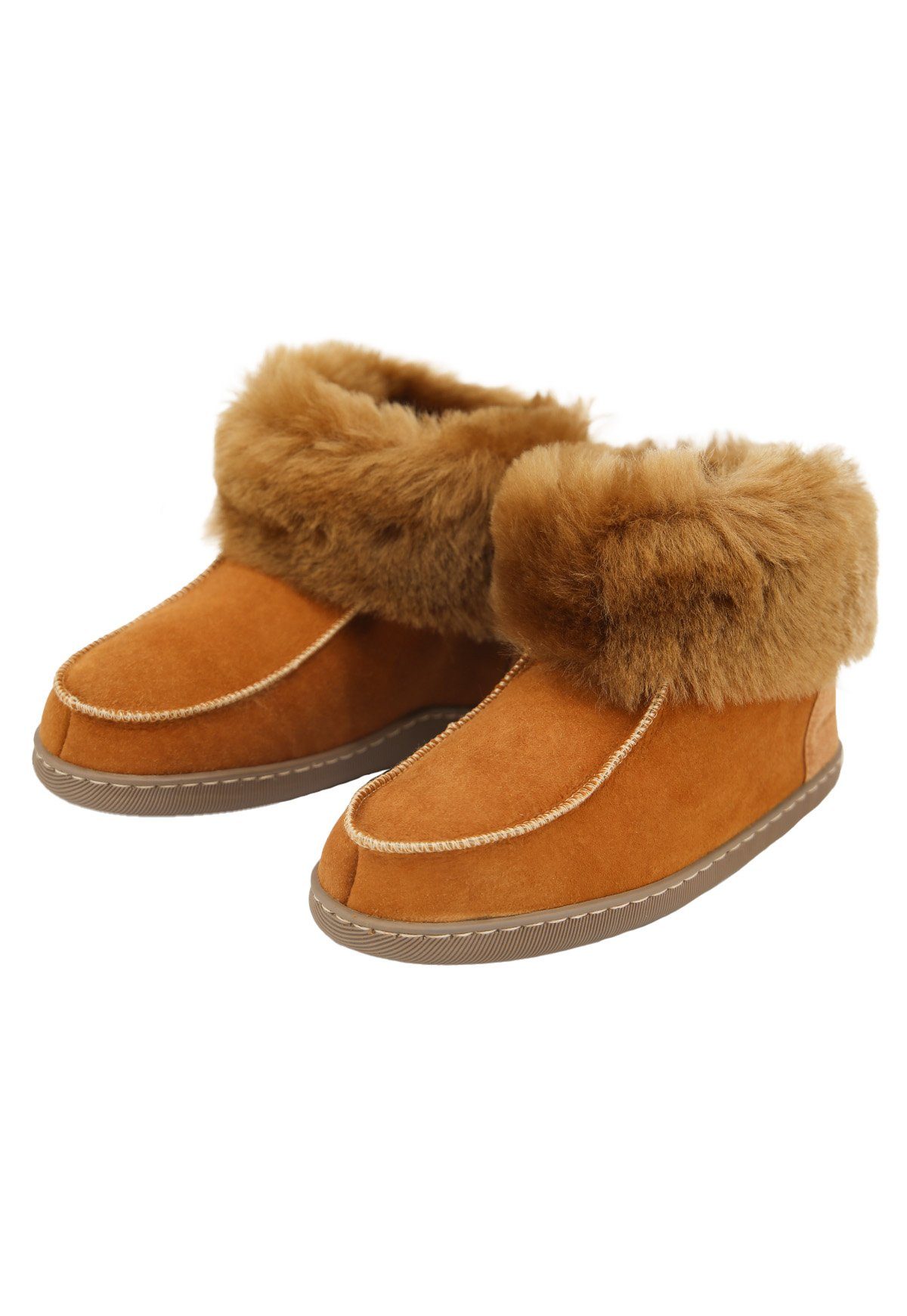Hollert Lammfell Hausschuhe Ewa Cognac Hausschuh Damen Lammfell Hausschuhe Ewa Cognac Merino Schaffell Echtleder