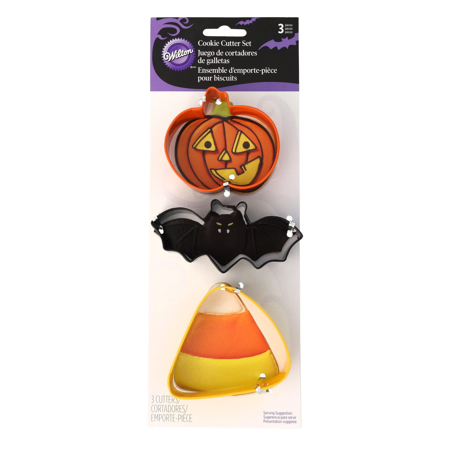 Wilton Ausstechform Wilton Ausstechformen Halloween, Metall, (3-St., 3er Set)