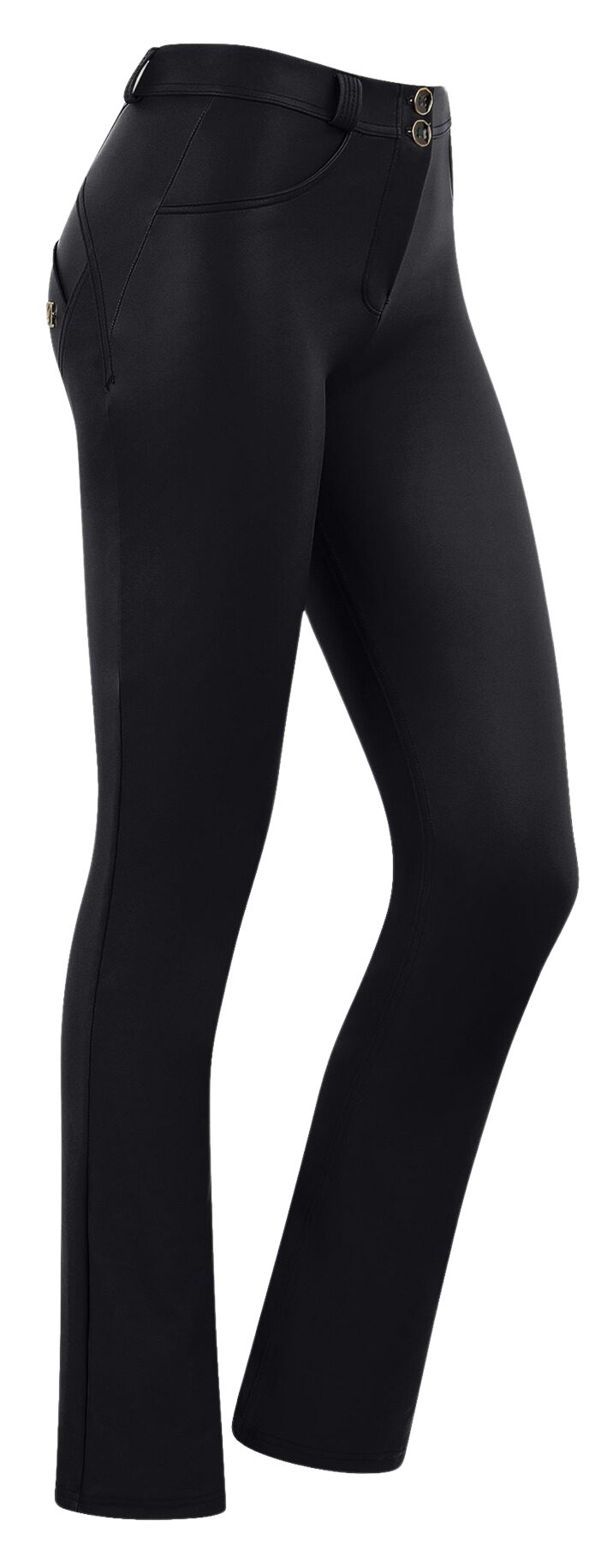 Freddy Lederimitathose WRUP47RF446, Kunstleder mit Bootcut-Saum und normale günstig online kaufen