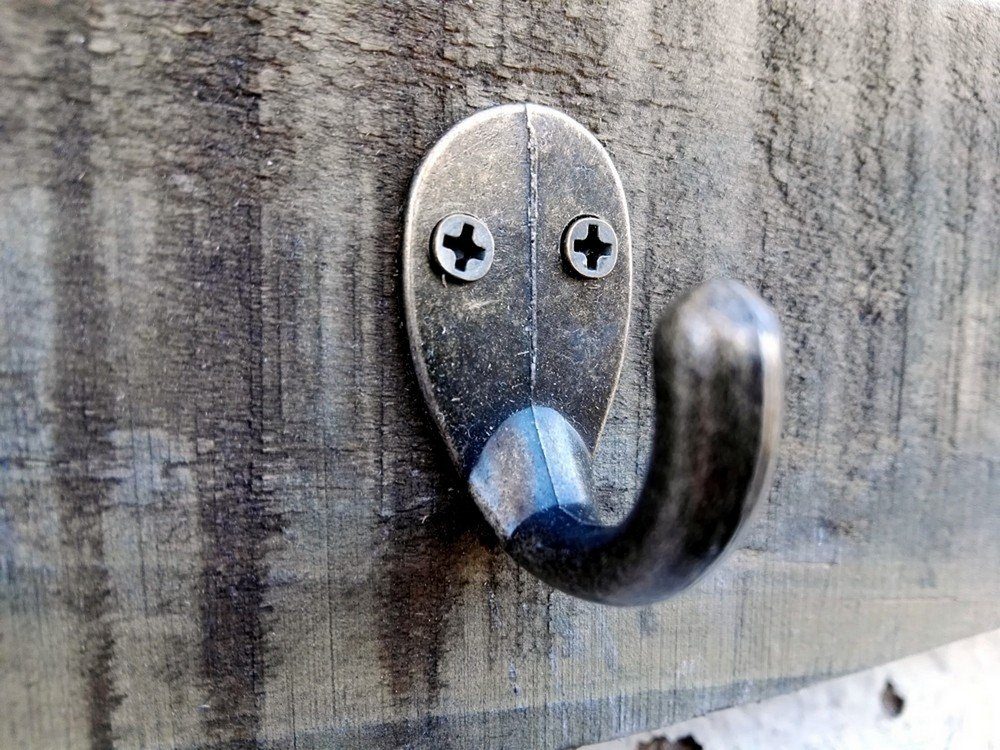 Deko-Impression Hakenleiste Garderobenleiste Wandgarderobe,Hakenleiste Holz günstig online kaufen