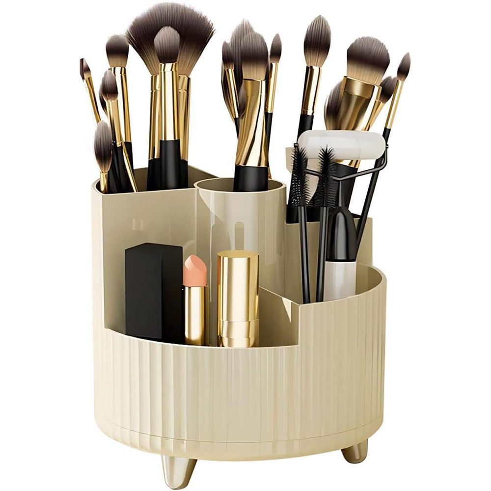 NUODWELL Make-Up Organizer Kosmetik Make Up Organizer 360°Drehbarer Pinsel Organizer