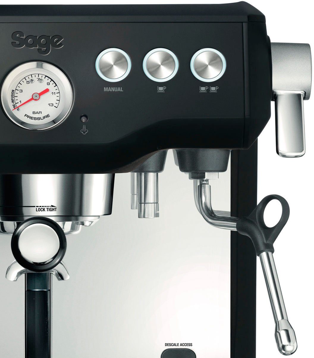Truffle Sage the Dual SES920BTR, Black Espressomaschine Boiler,