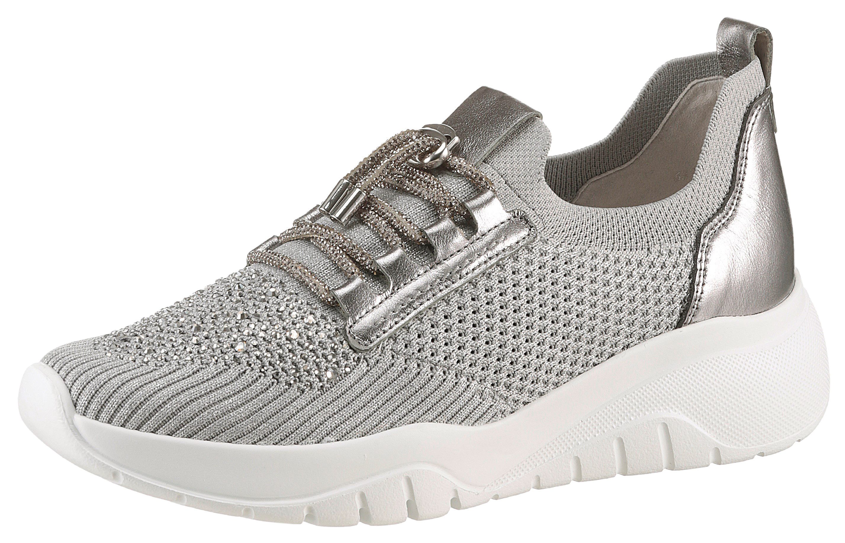 Gabor Slip-On Sneaker, Freizeitschuh, Halbschuh, Slipper mit Ziernähten günstig online kaufen
