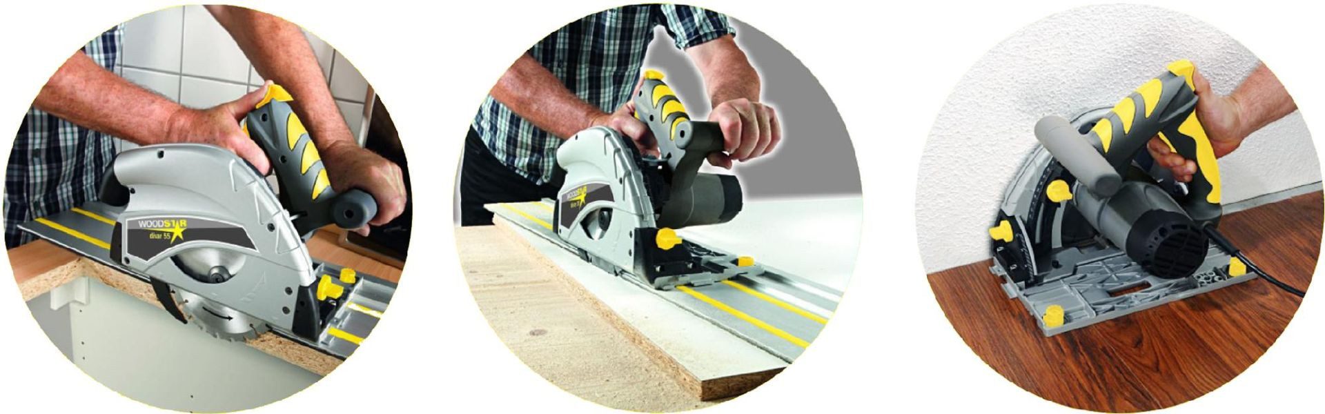 WOODSTER Tauchsäge Woodster Tauchsägen-Set Divar 55 - 3 in 1 günstig online kaufen