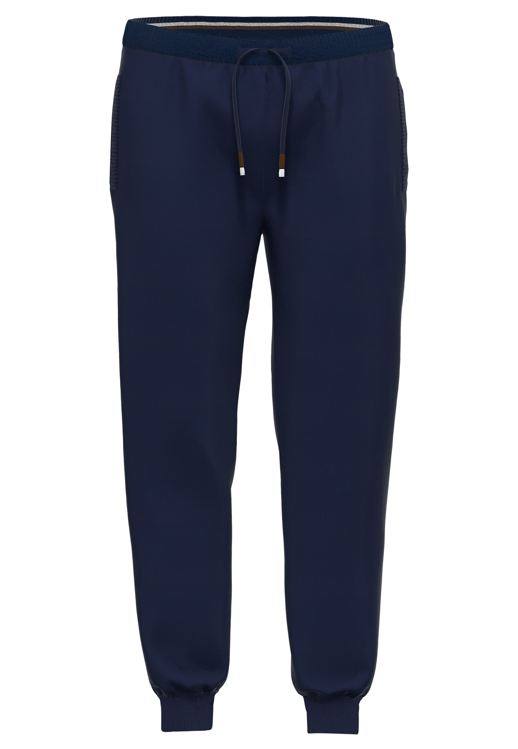 bugatti Pyjamahose Bologna mit Seitentaschen, niedriger Bund, bequem, elast günstig online kaufen