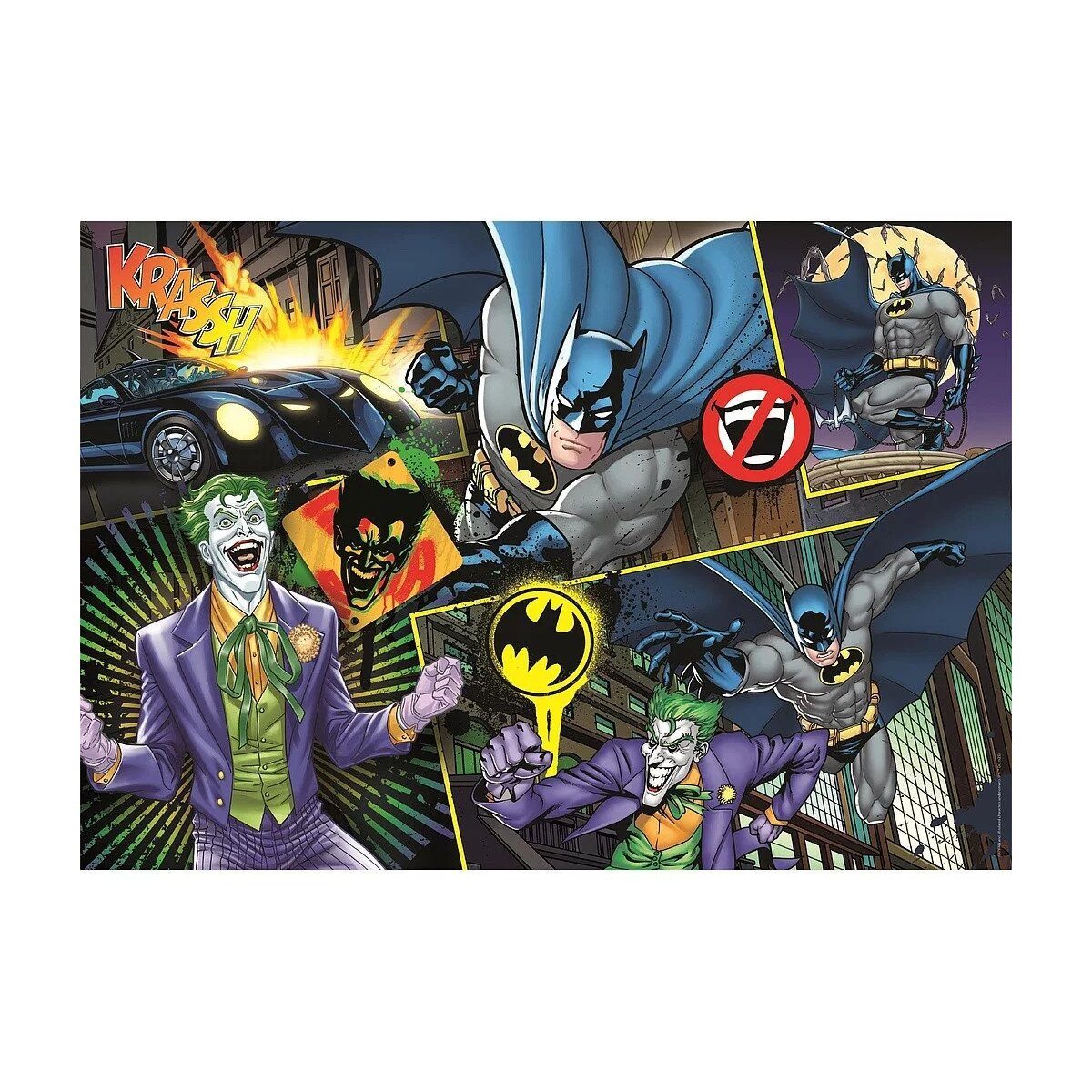 Batman Lernspielzeug Batman VS Joker 104-teiliges Clementoni Puzzle