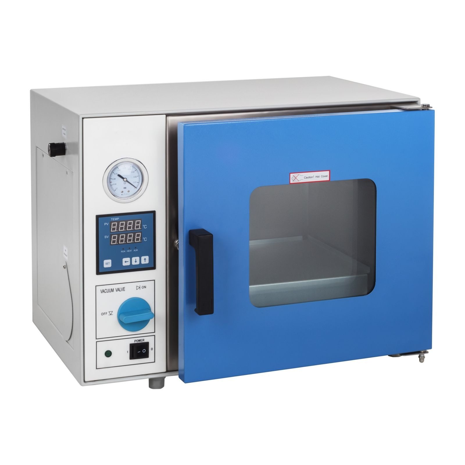 Dampfsterilisator Vakuumtrockenschrank Vakuumofen Trockenofen 2 Einschübe 250°C 1450W