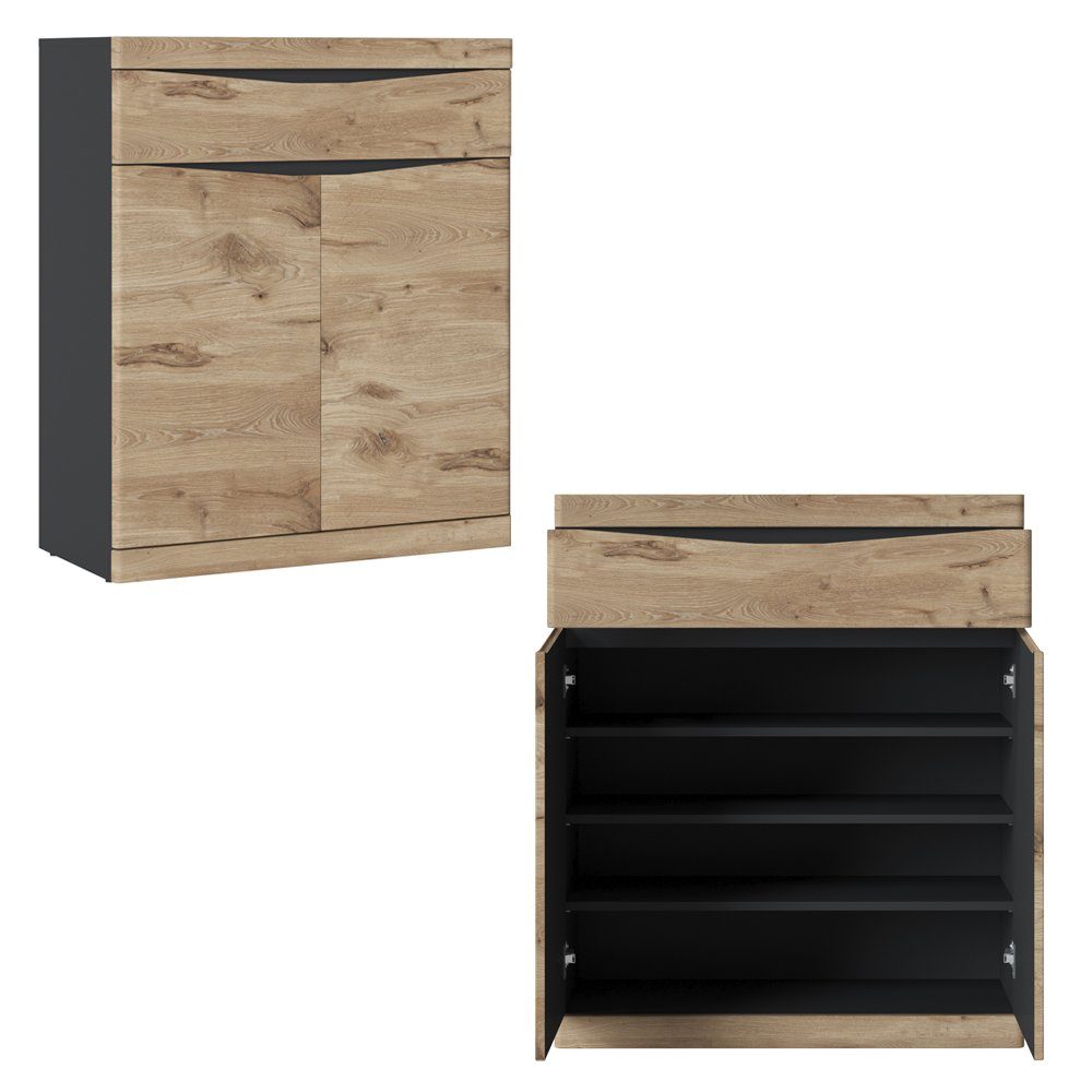 Lomadox Garderoben-Set SUNBURY-129, (Spar-Set, 4-St), Kommode, günstig online kaufen