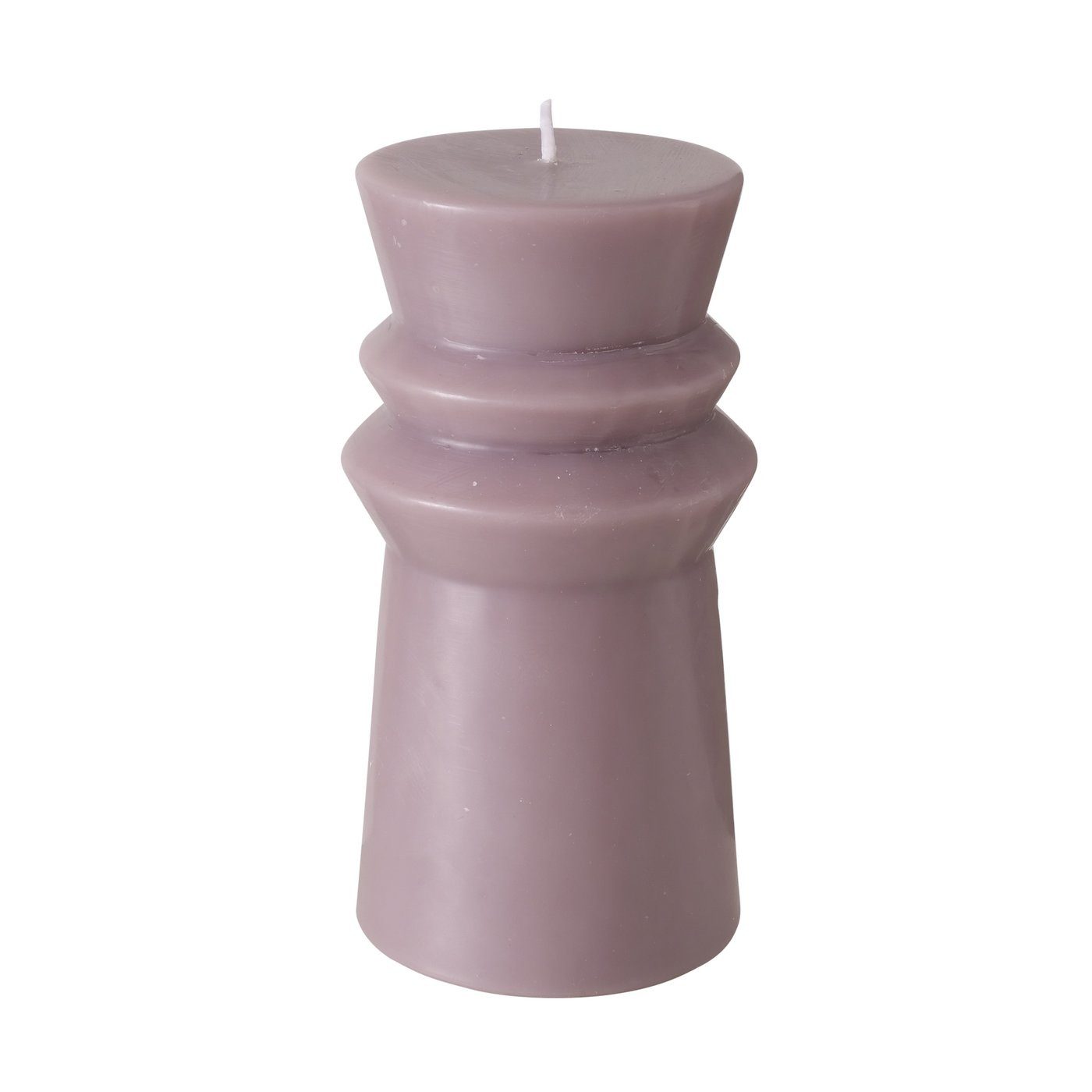 BOLTZE Stumpenkerze Kerze, Ø 8 cm, 15 cm hoch, 1 Stück, Beige oder Hellbraun oder Weiß