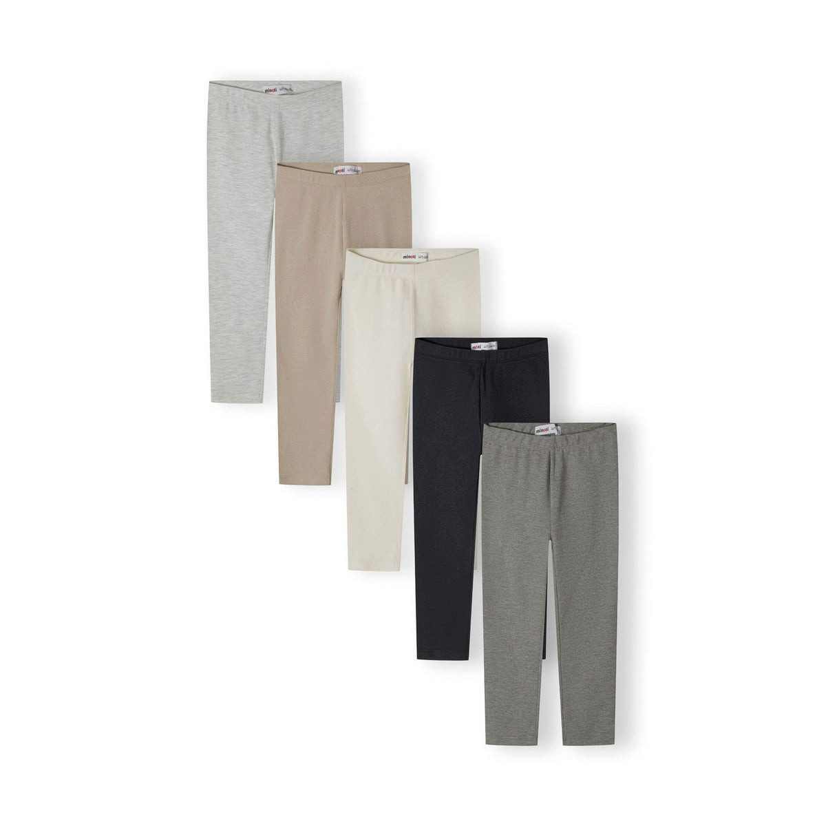MINOTI Leggings für Mädchen im 5er-Pack aus Baumwolljersey (Packung, 5-tlg., 5er-Pack)