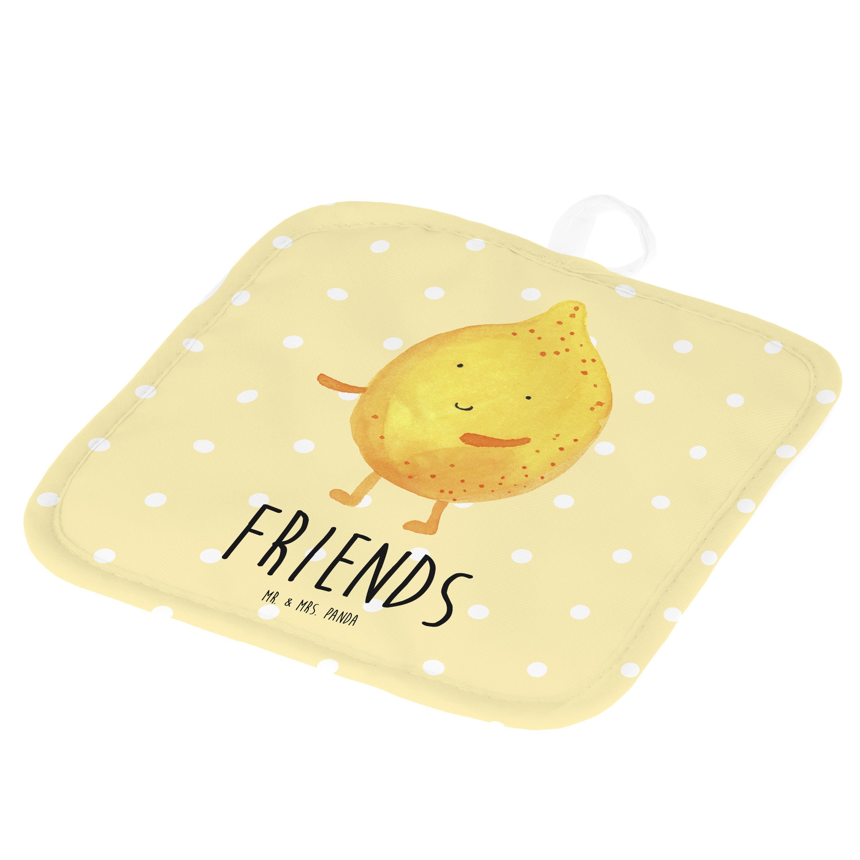 Mr. & Mrs. Panda (1-tlg) Topflappen Topflappen, Tiere, Geschenk, - BestFriends-Lemon Pastell Gelb - Gute