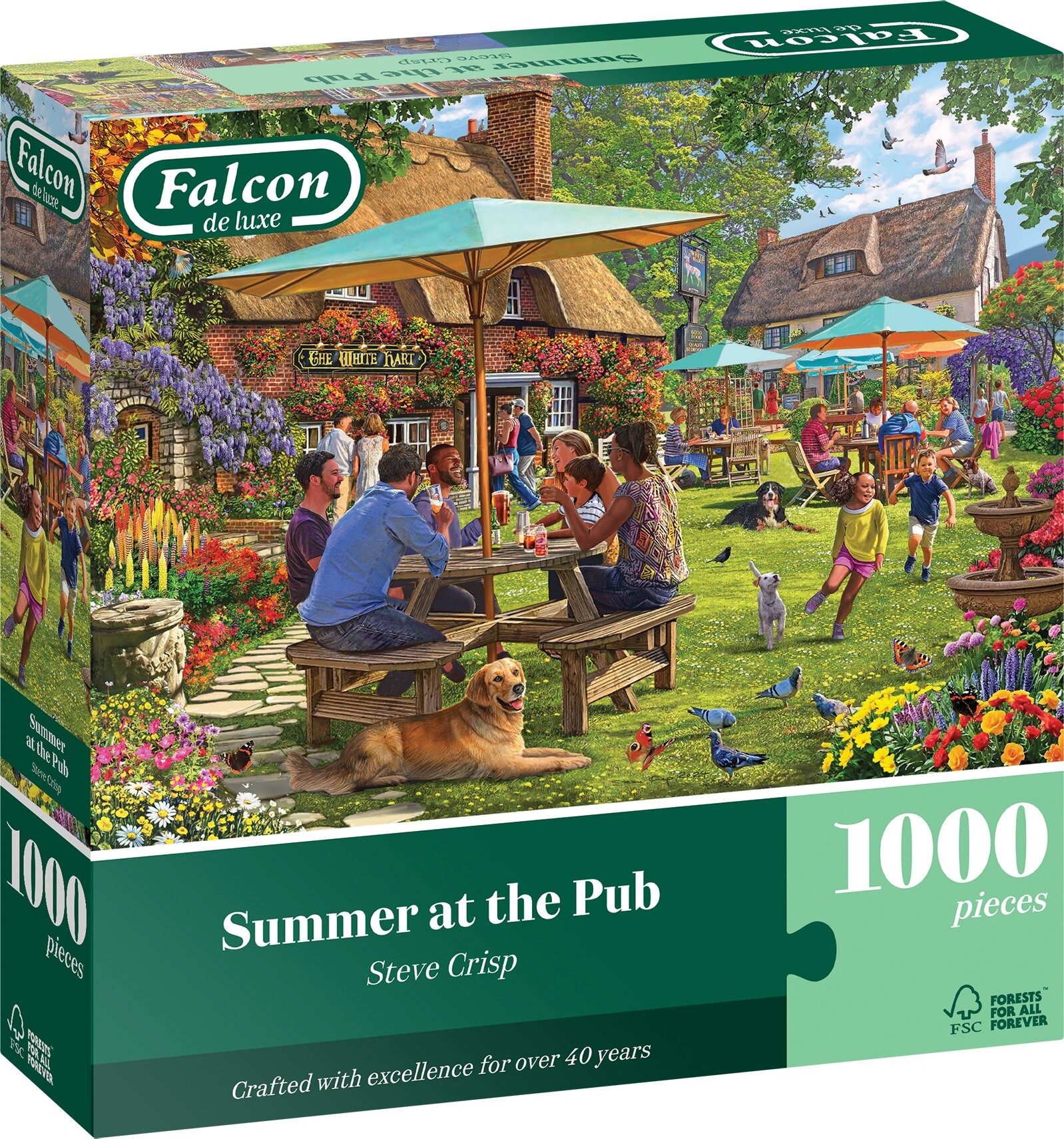 Falcon Puzzle FALCON Puzzle Lot im 1000 dlk Pub, Puzzleteile