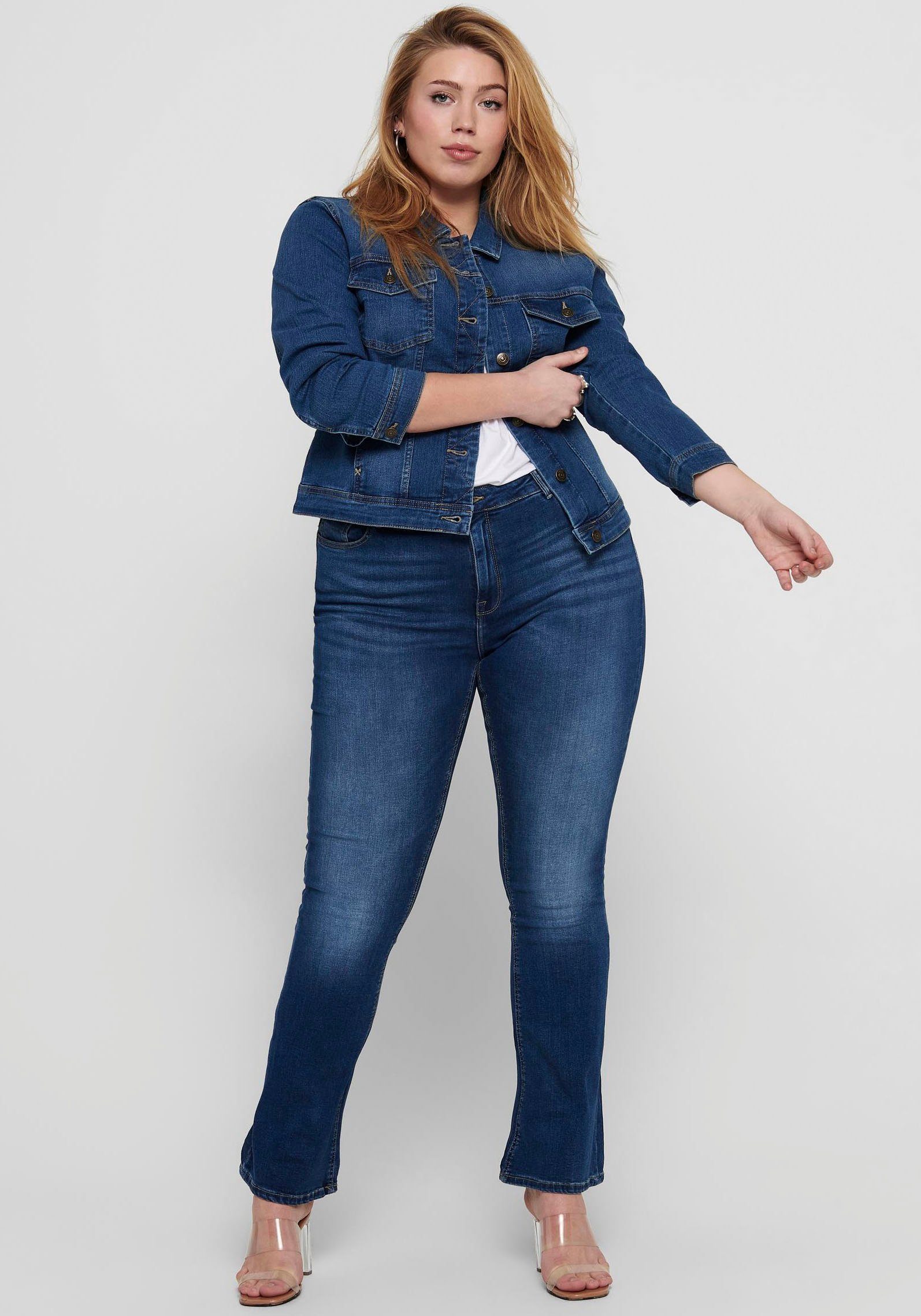 ONLY CARMAKOMA Jeansjacke CARWESPA LS JACKET